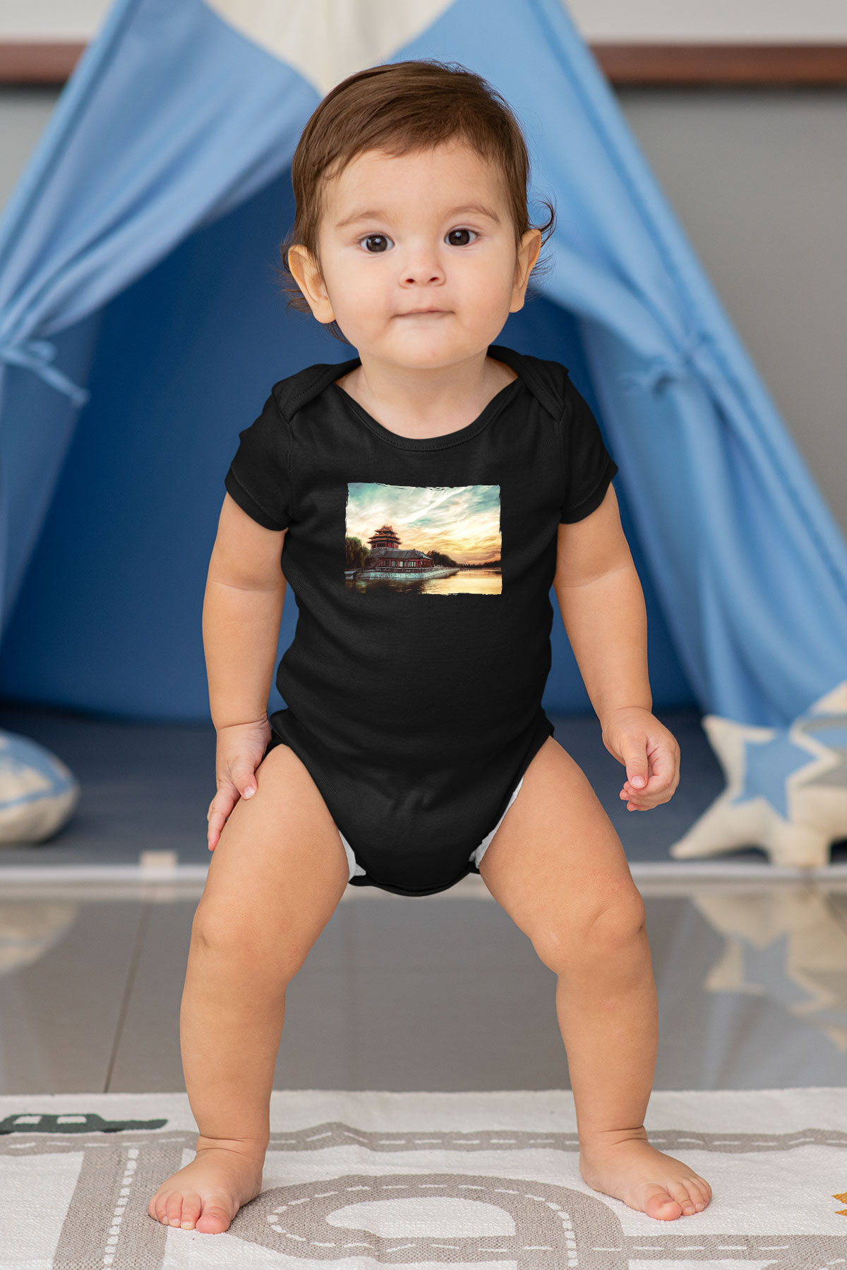 Yasak Şehir Siyah Bebek Body - Zıbın