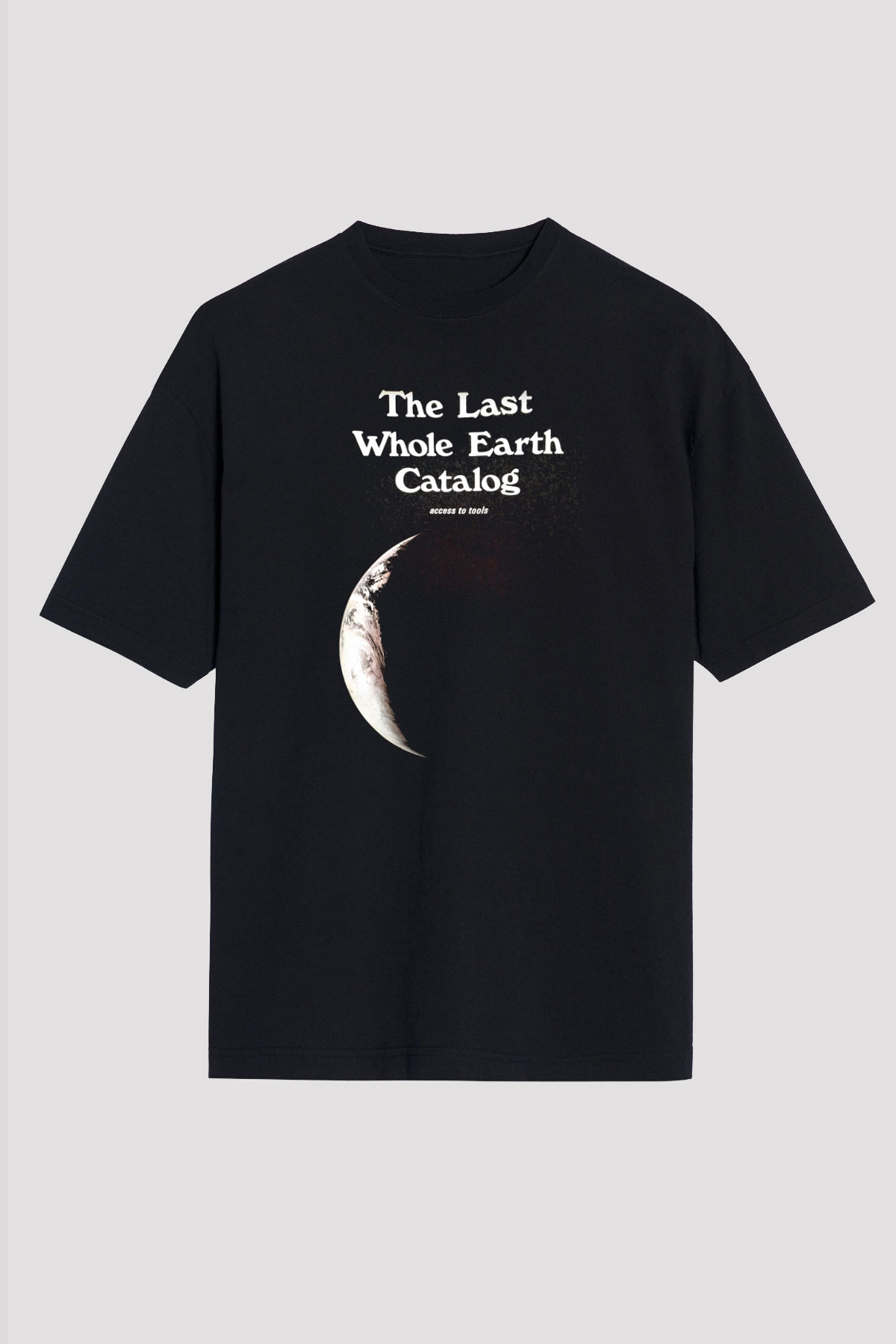 Yer yüzü Siyah Unisex Tişört T-Shirt - TişörtFabrikası