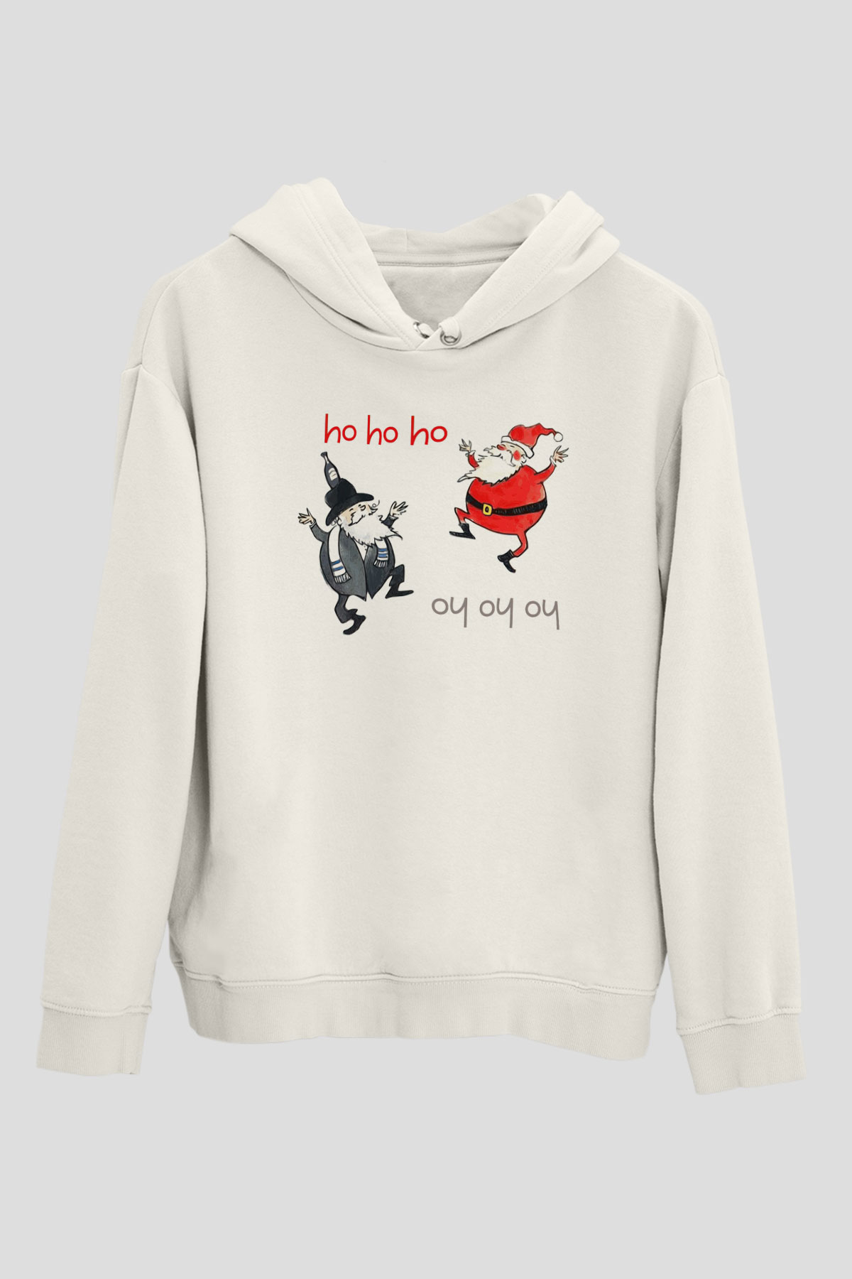 Yılbaşı Beyaz Unisex Hoodie