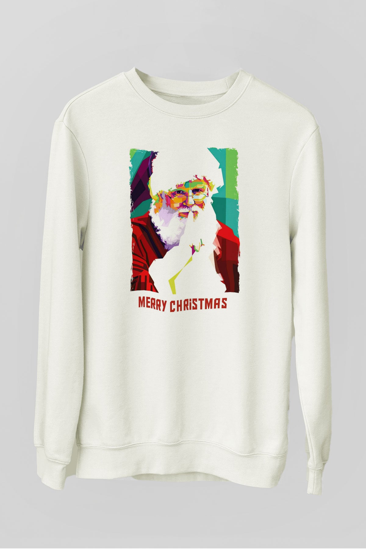 Yılbaşı Beyaz Unisex Sweatshirt