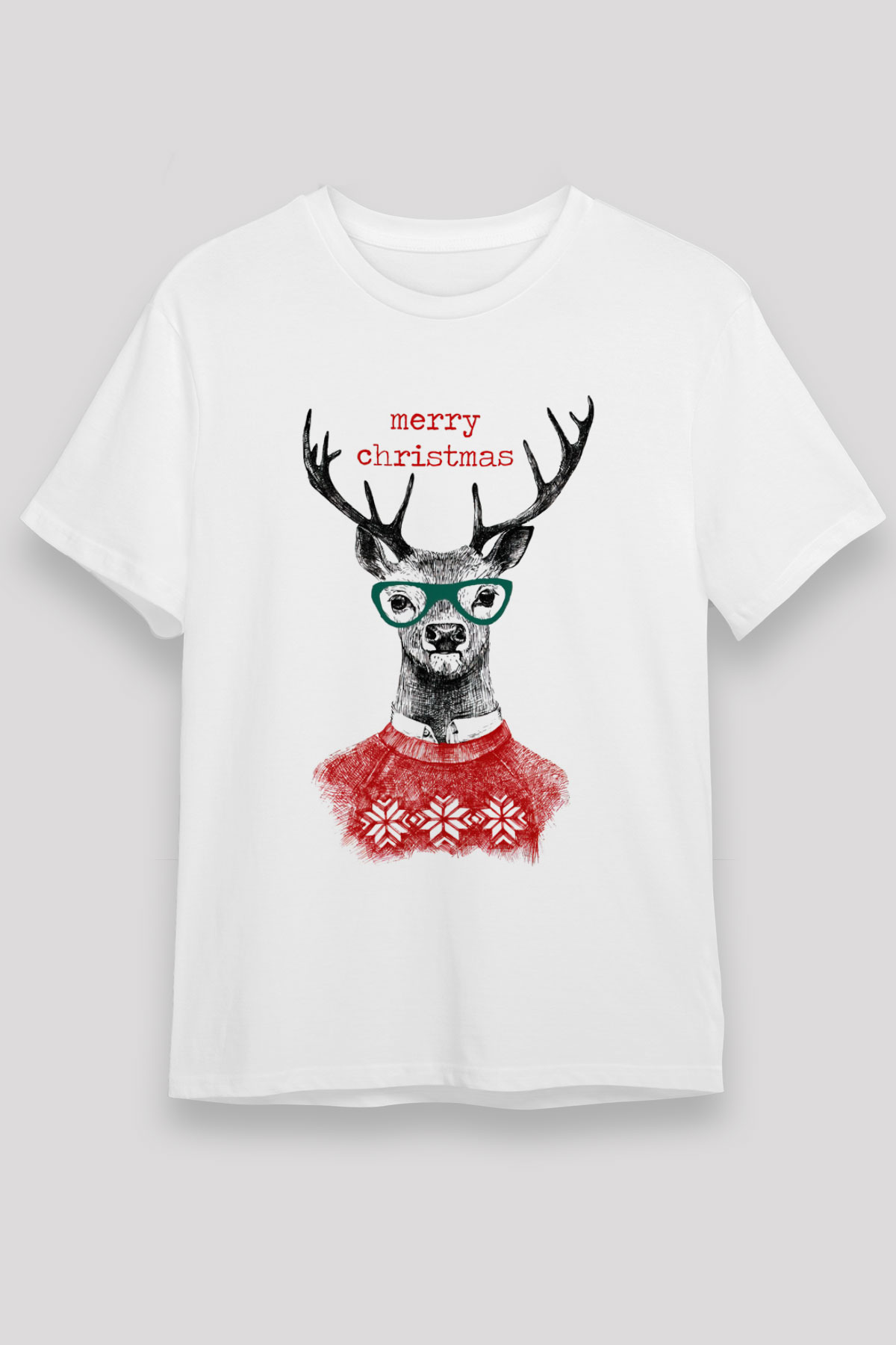 Yılbaşı Beyaz Unisex Tişört T-Shirt - TişörtFabrikası