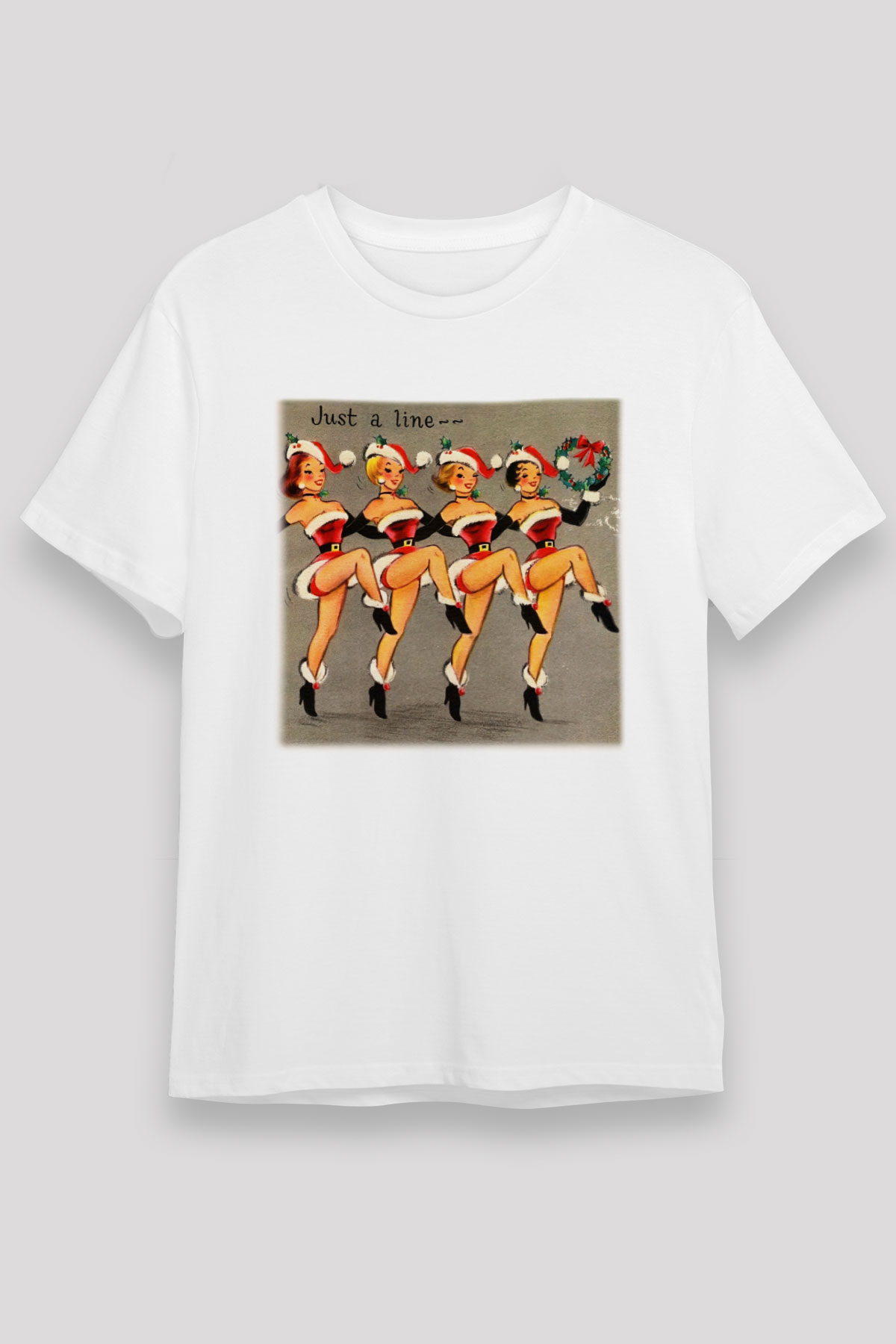 Yılbaşı Beyaz Unisex Tişört T-Shirt - TişörtFabrikası