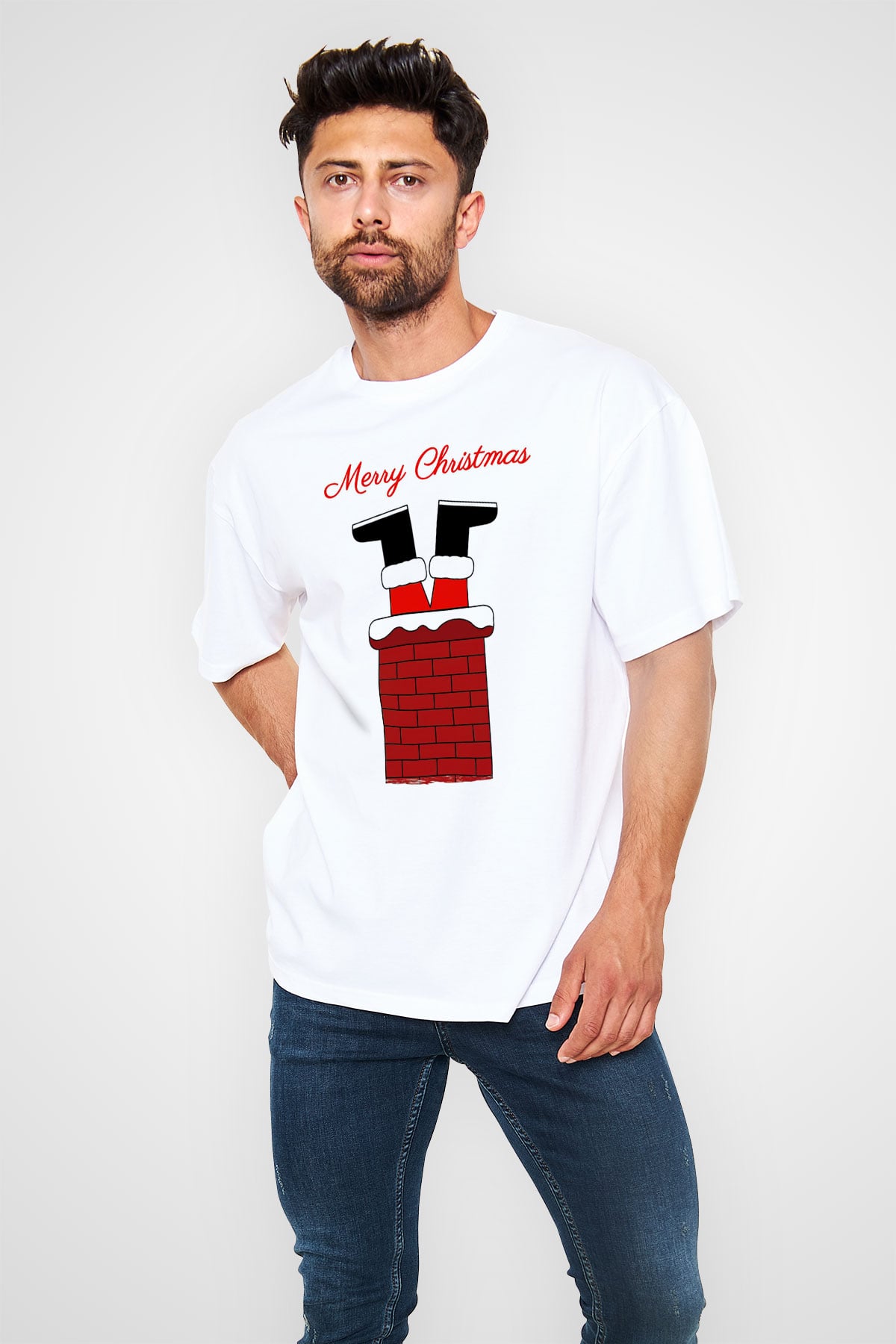 Yılbaşı Beyaz Unisex Tişört T-Shirt - TişörtFabrikası
