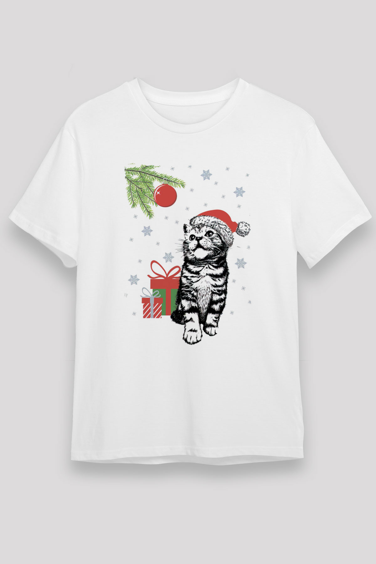 Yılbaşı Beyaz Unisex Tişört T-Shirt - TişörtFabrikası
