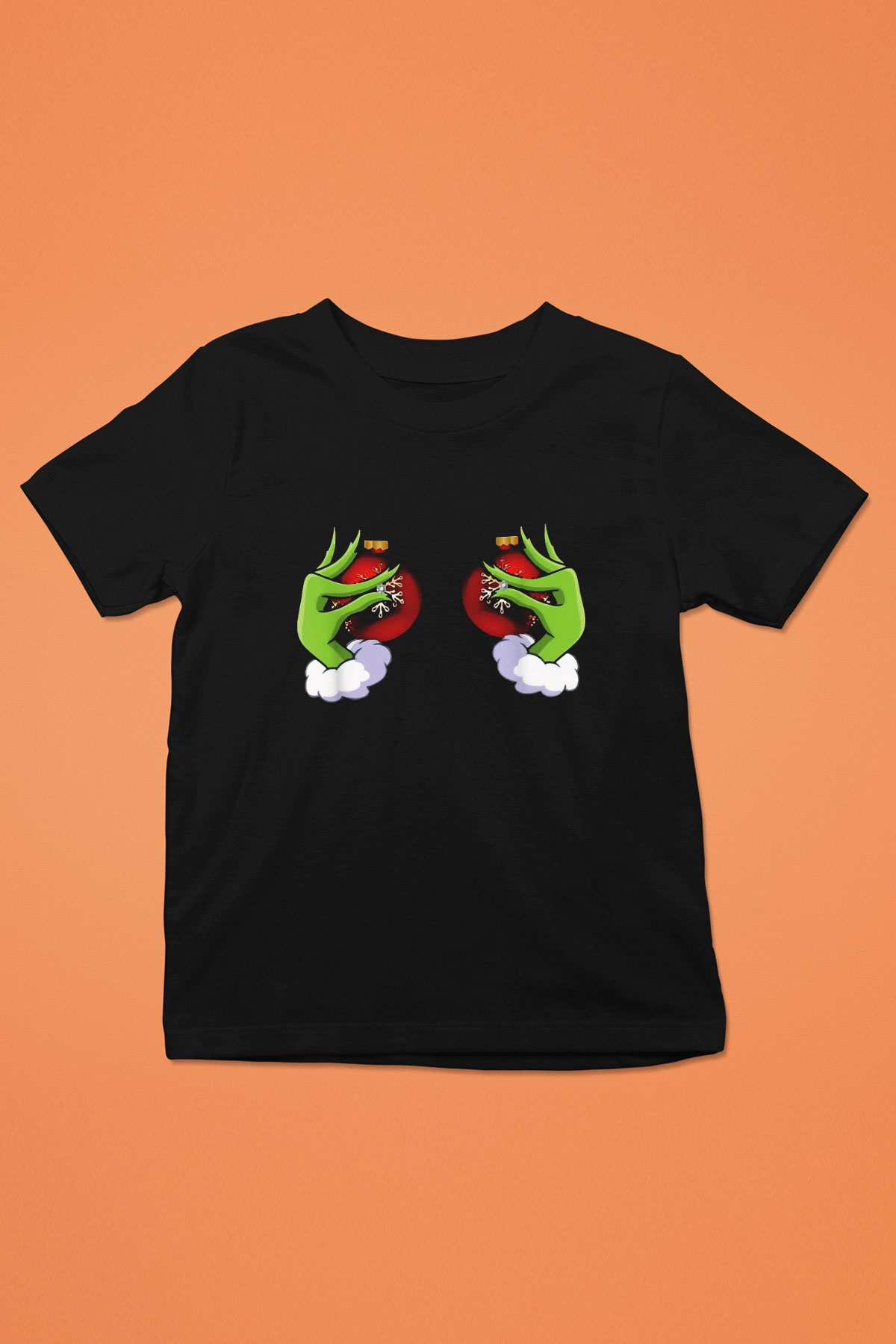 Yılbaşı Siyah Unisex Çocuk Tişört