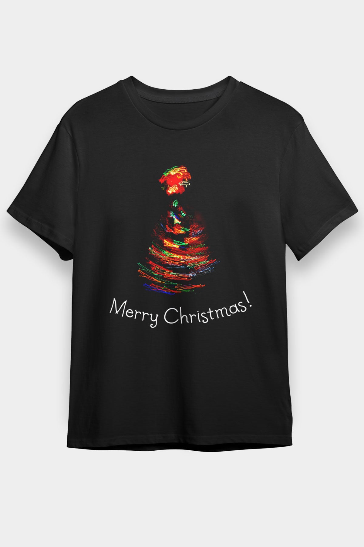 Yılbaşı Yeni Yıl Christmas Siyah Unisex Tişört T-Shirt - TişörtFabrikası