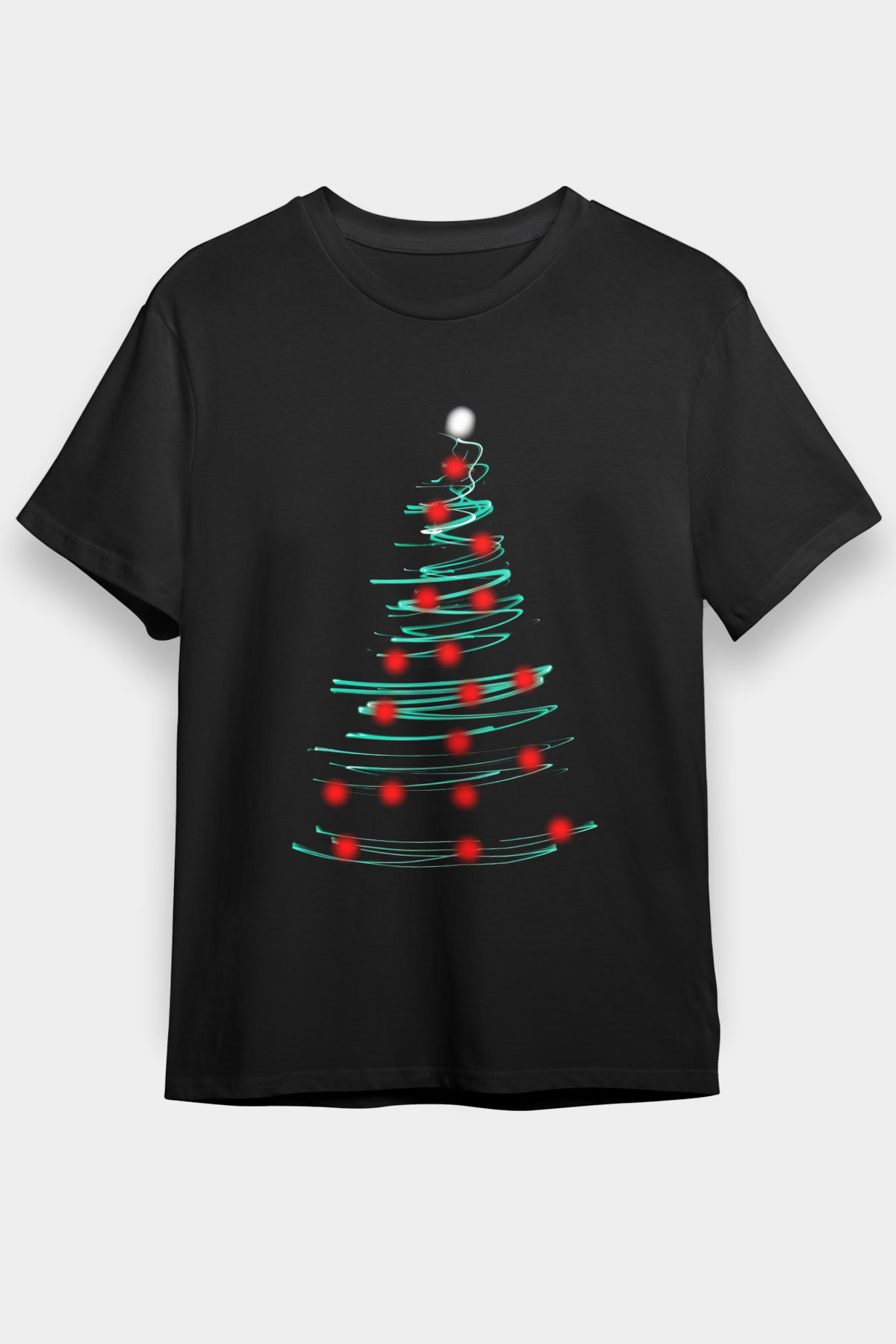 Yılbaşı Yeni Yıl Christmas Siyah Unisex Tişört T-Shirt - TişörtFabrikası