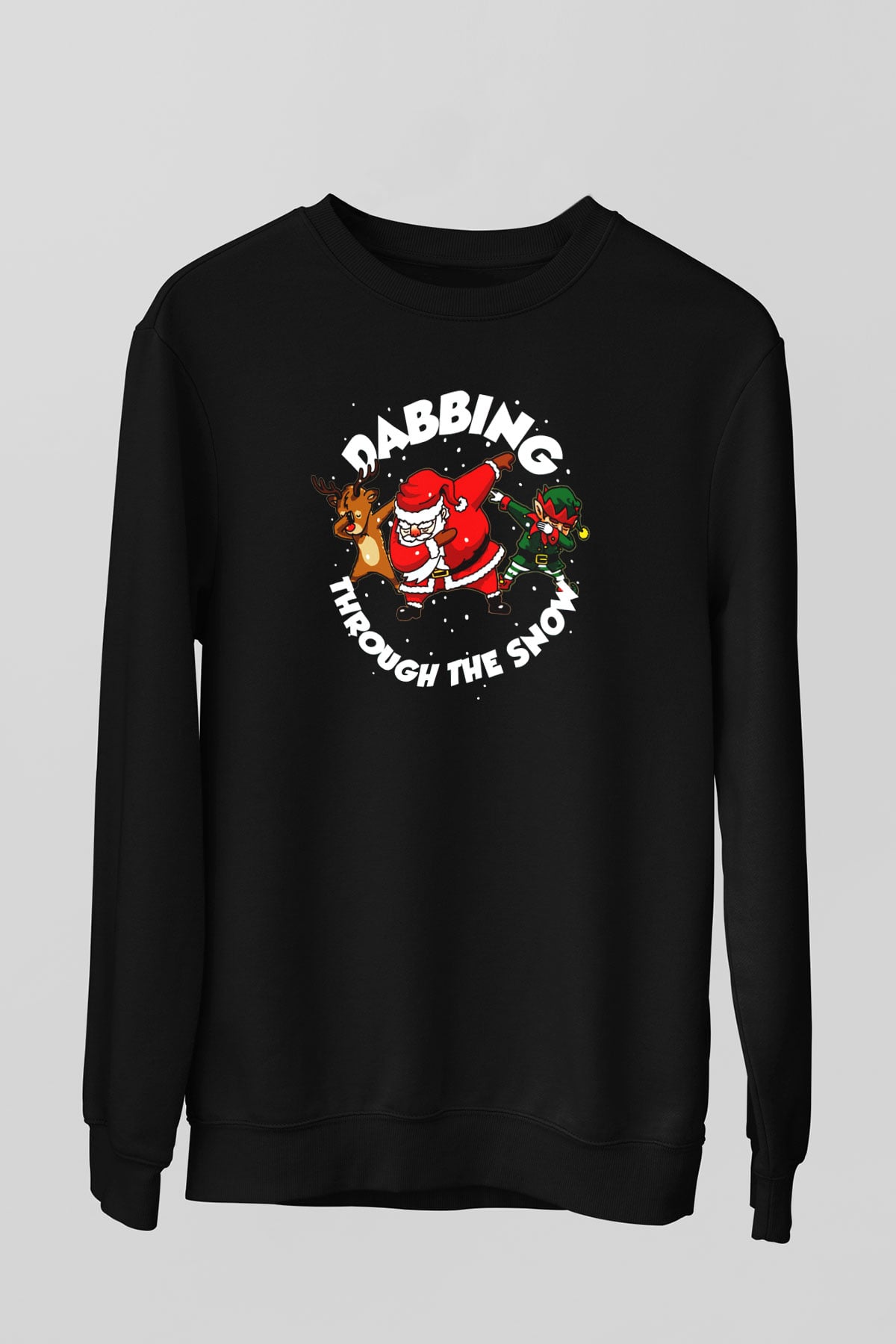 Yılbaşı Yeni Yıl Christmas Siyah Unisex Sweatshirt