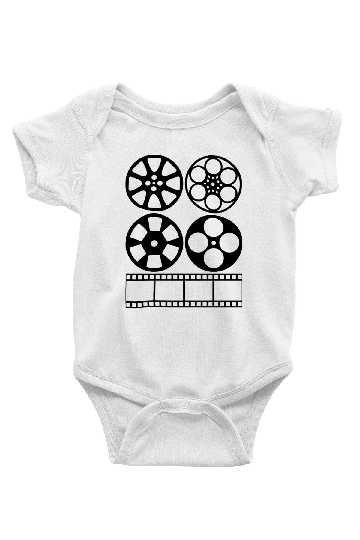 Yönetmen Baskılı Beyaz Unisex Bebek Body - Zıbın