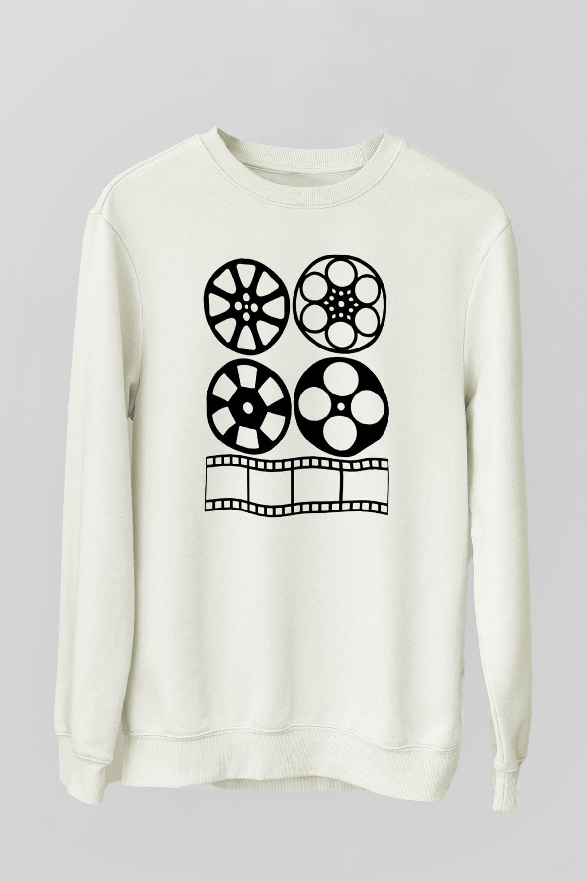 Yönetmen Beyaz Unisex Sweatshirt
