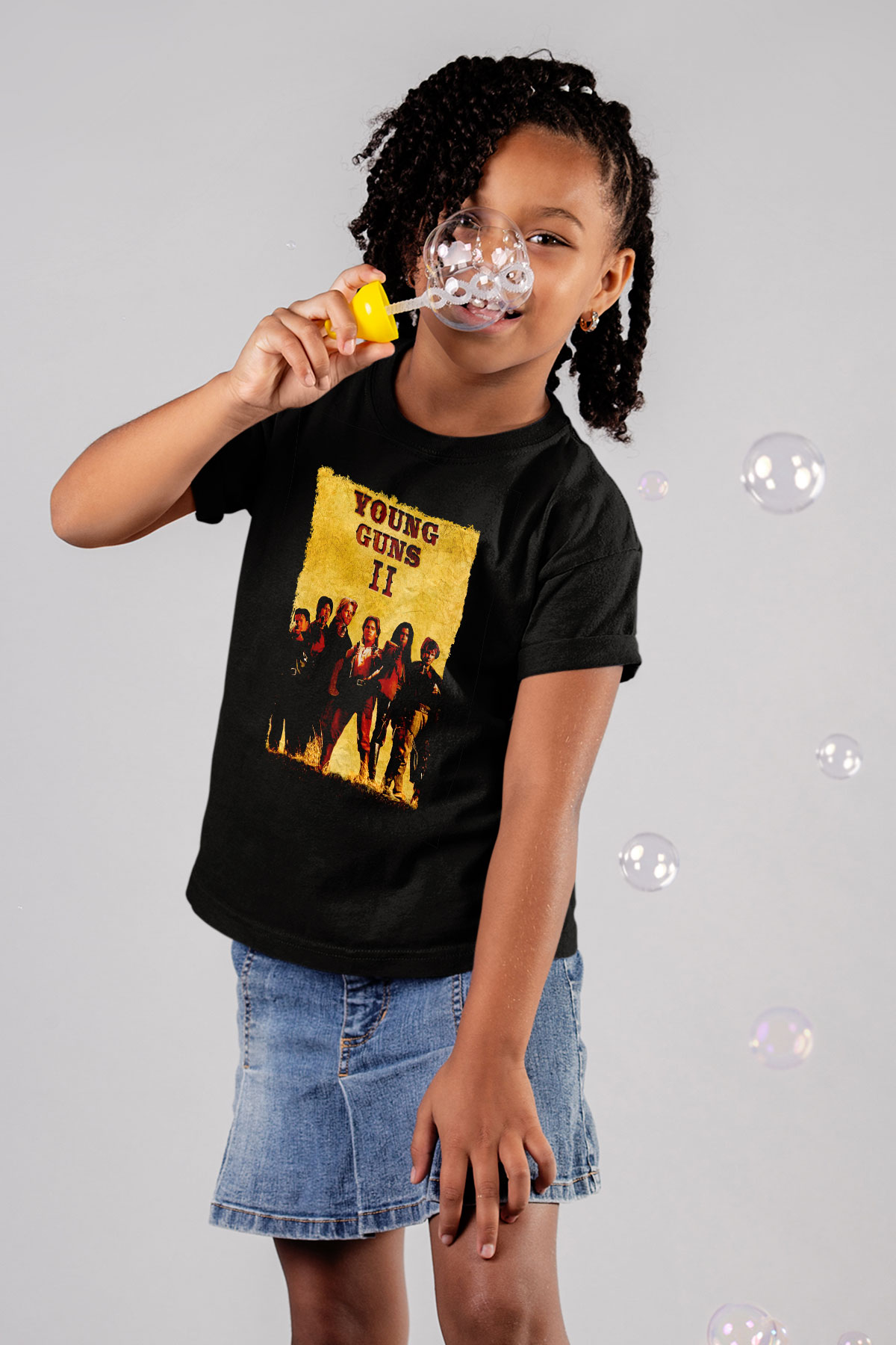 Young Guns Siyah Unisex  Çocuk Tişört