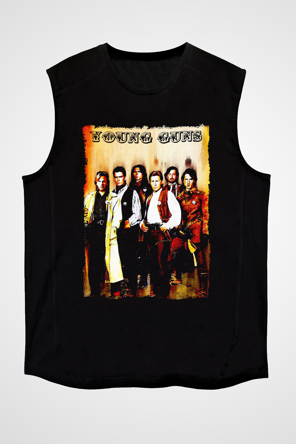 Young Guns Siyah Unisex  Kolsuz Tişört
