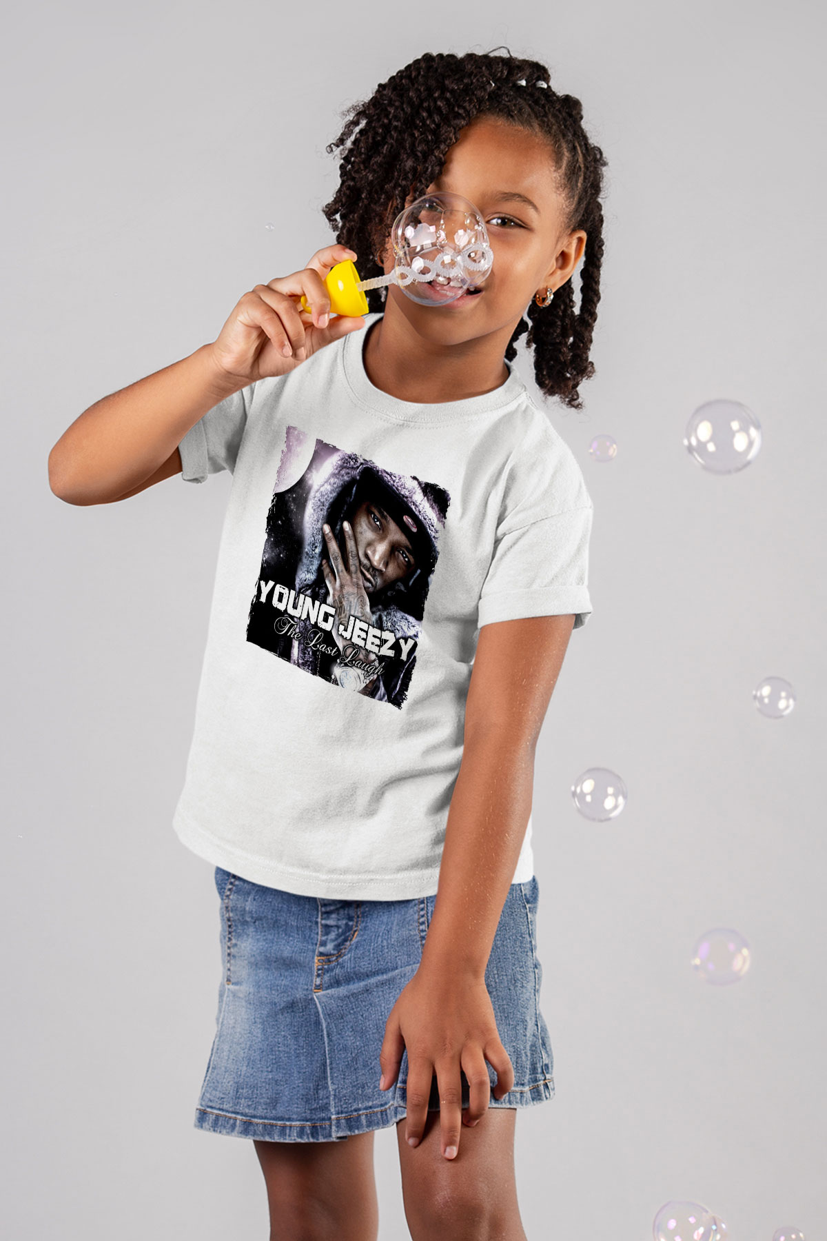 Young Jeezy Beyaz Unisex Çocuk Tişört