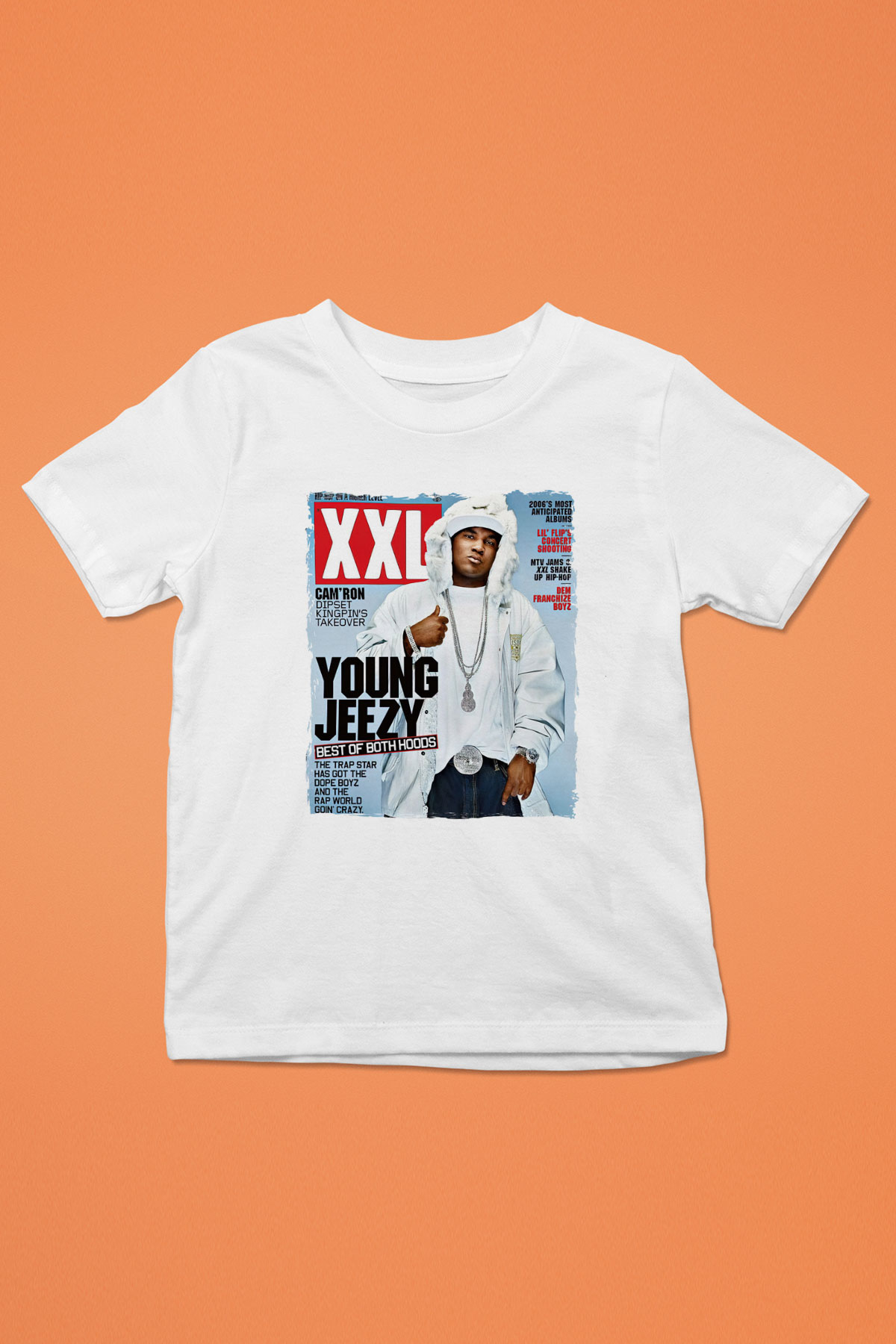 Young Jeezy Beyaz Unisex Çocuk Tişört