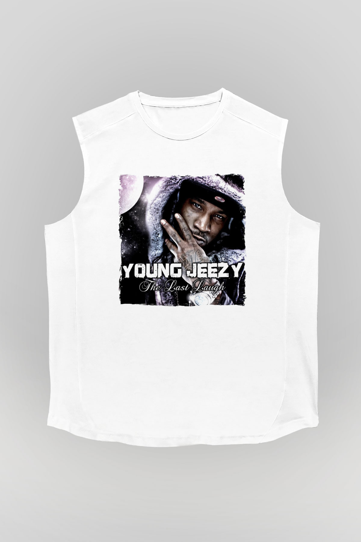 Young Jeezy Beyaz Unisex Kolsuz Tişört