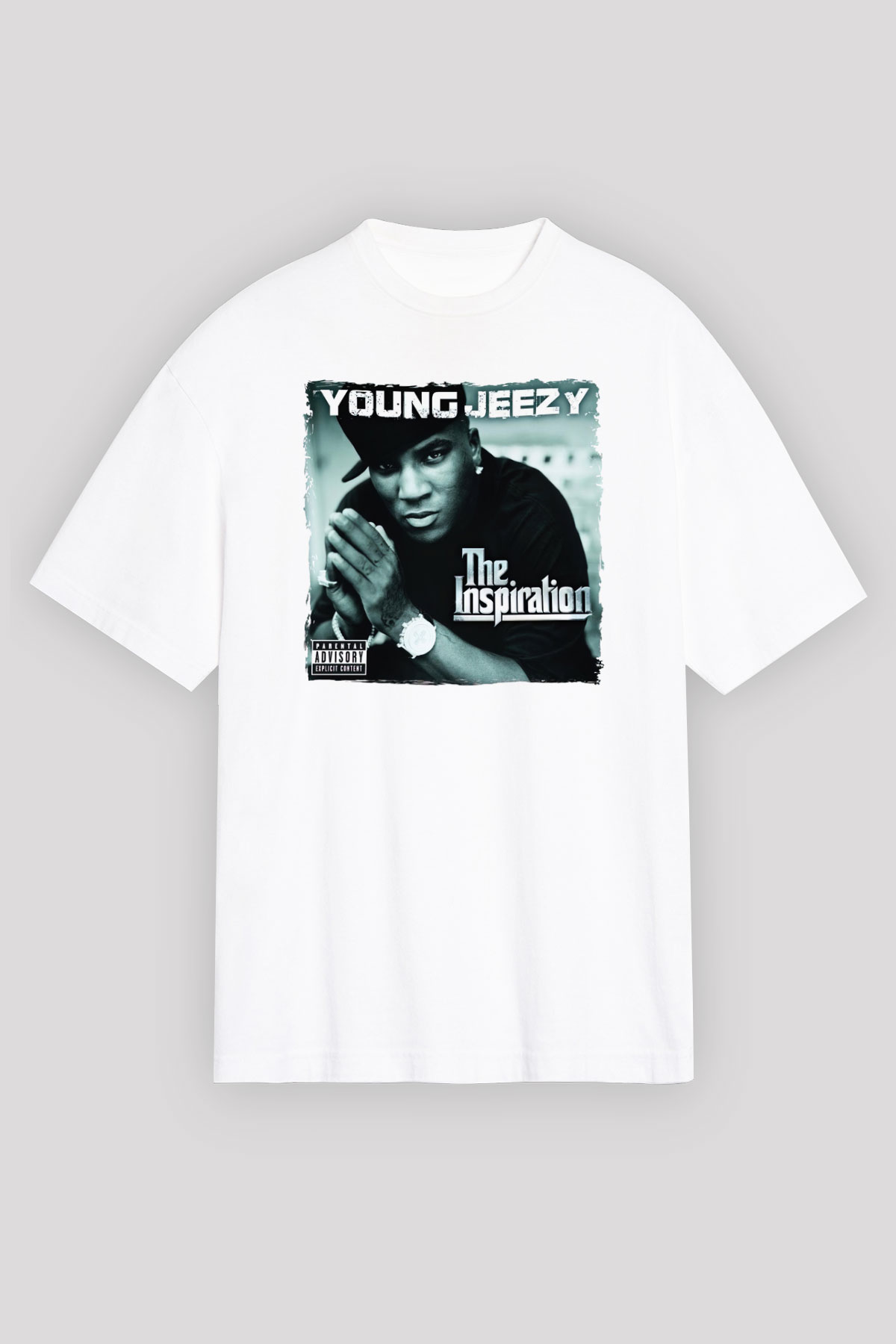 Young Jeezy Beyaz Unisex Tişört T-Shirt - TişörtFabrikası