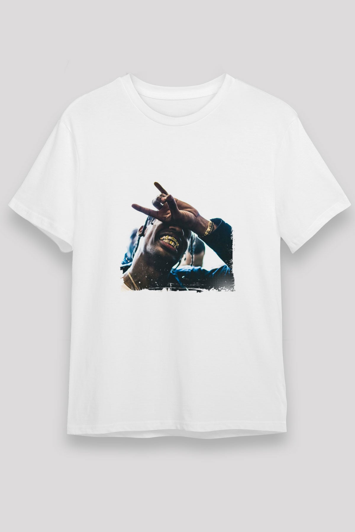 Young Thug Baskılı Unisex Beyaz Tişört