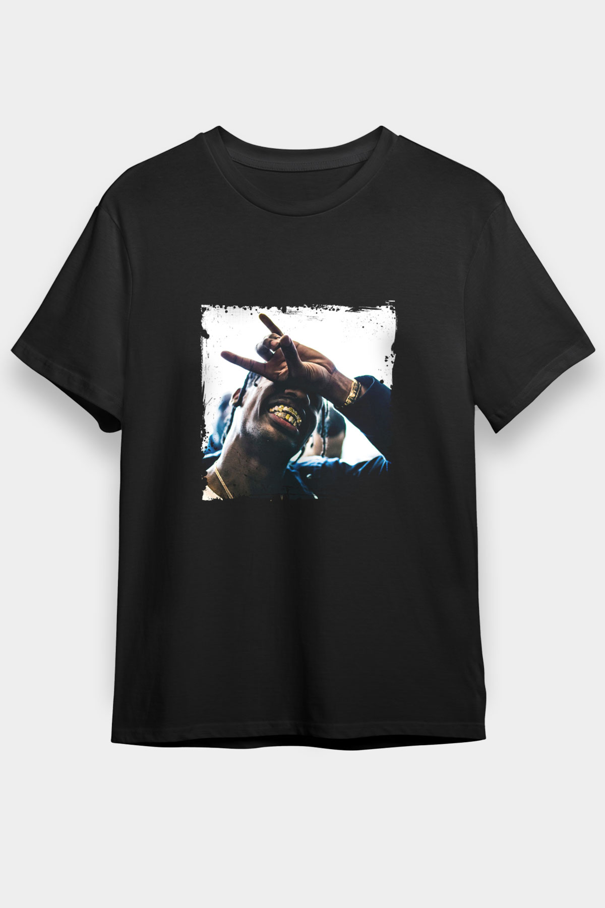 Young Thug Baskılı Unisex Siyah Tişört