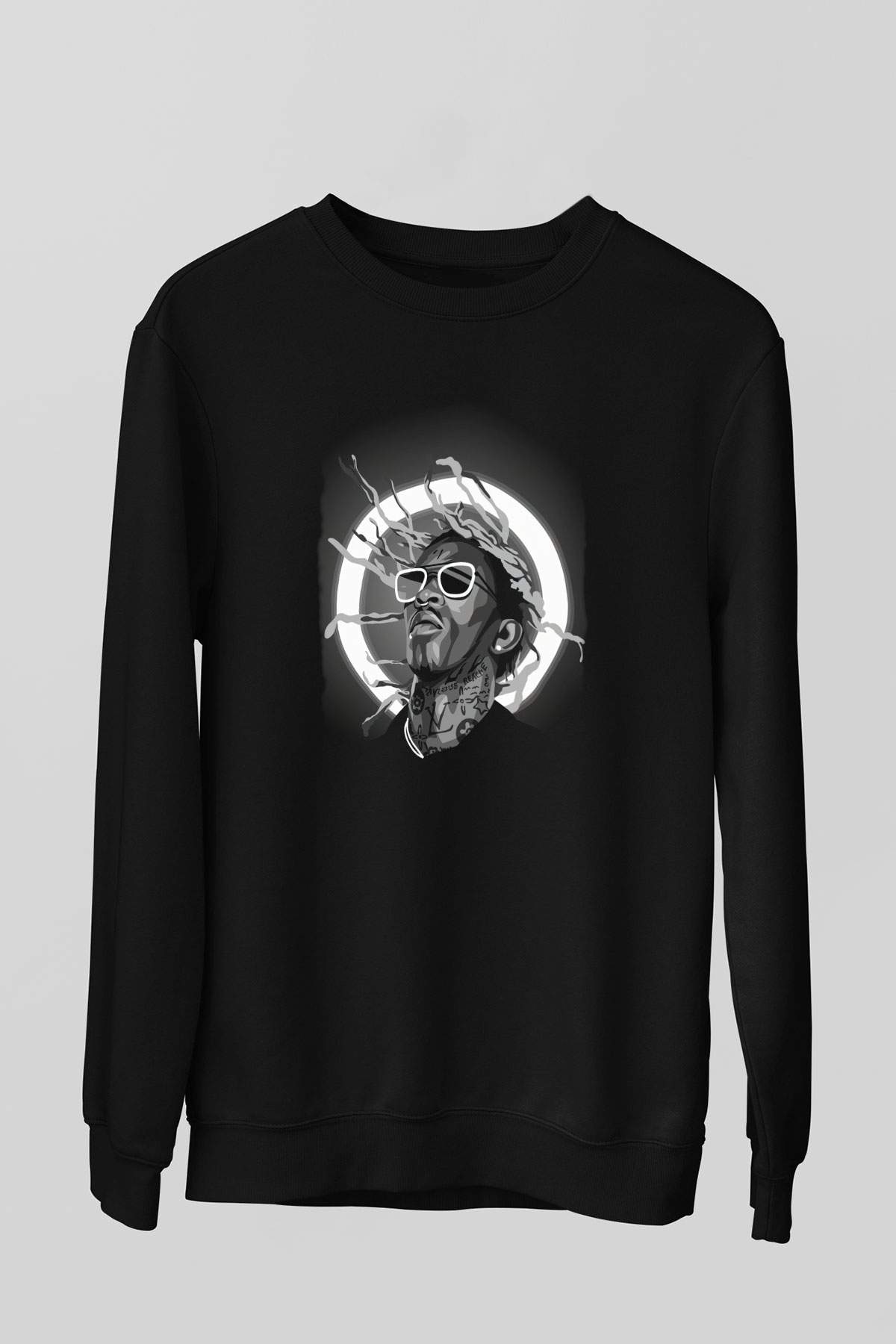 Young Thug Siyah Unisex Sweatshirt