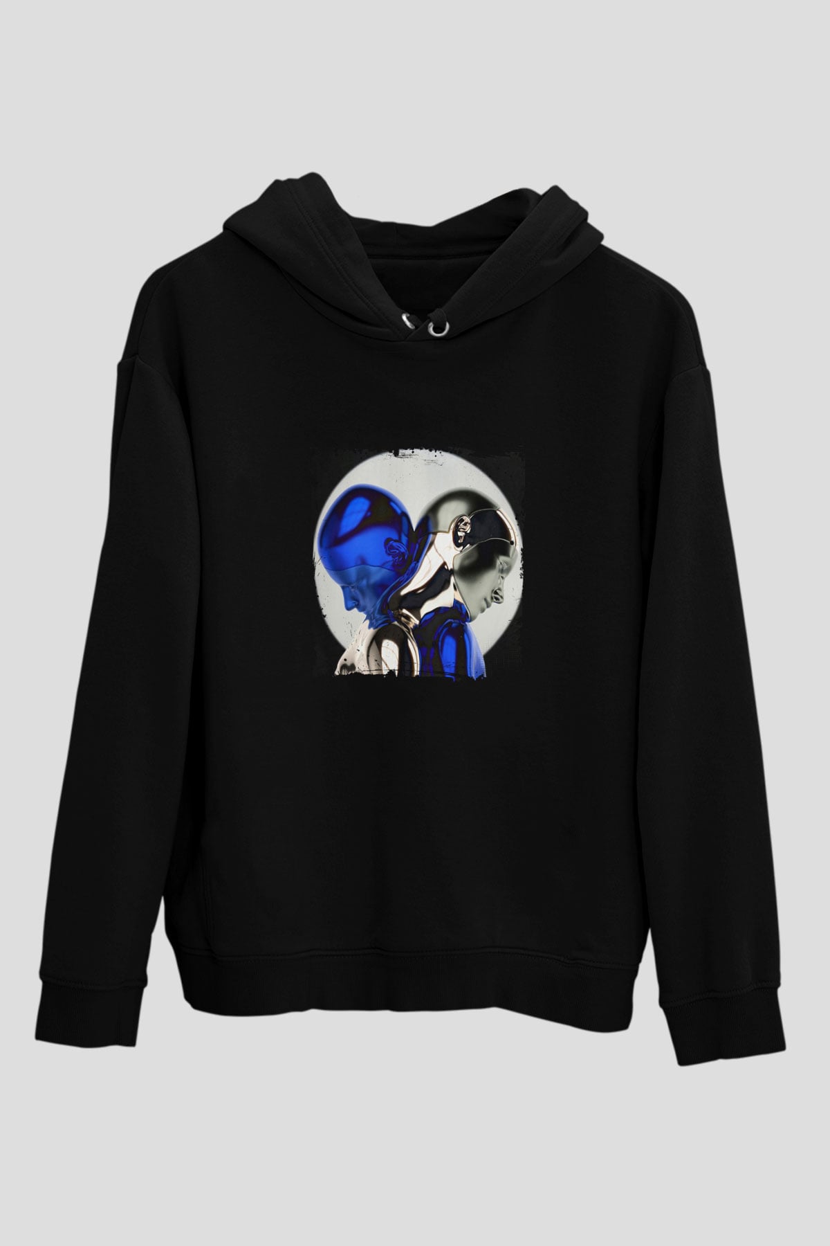 Zedd Baskılı Unisex Siyah Hoodie