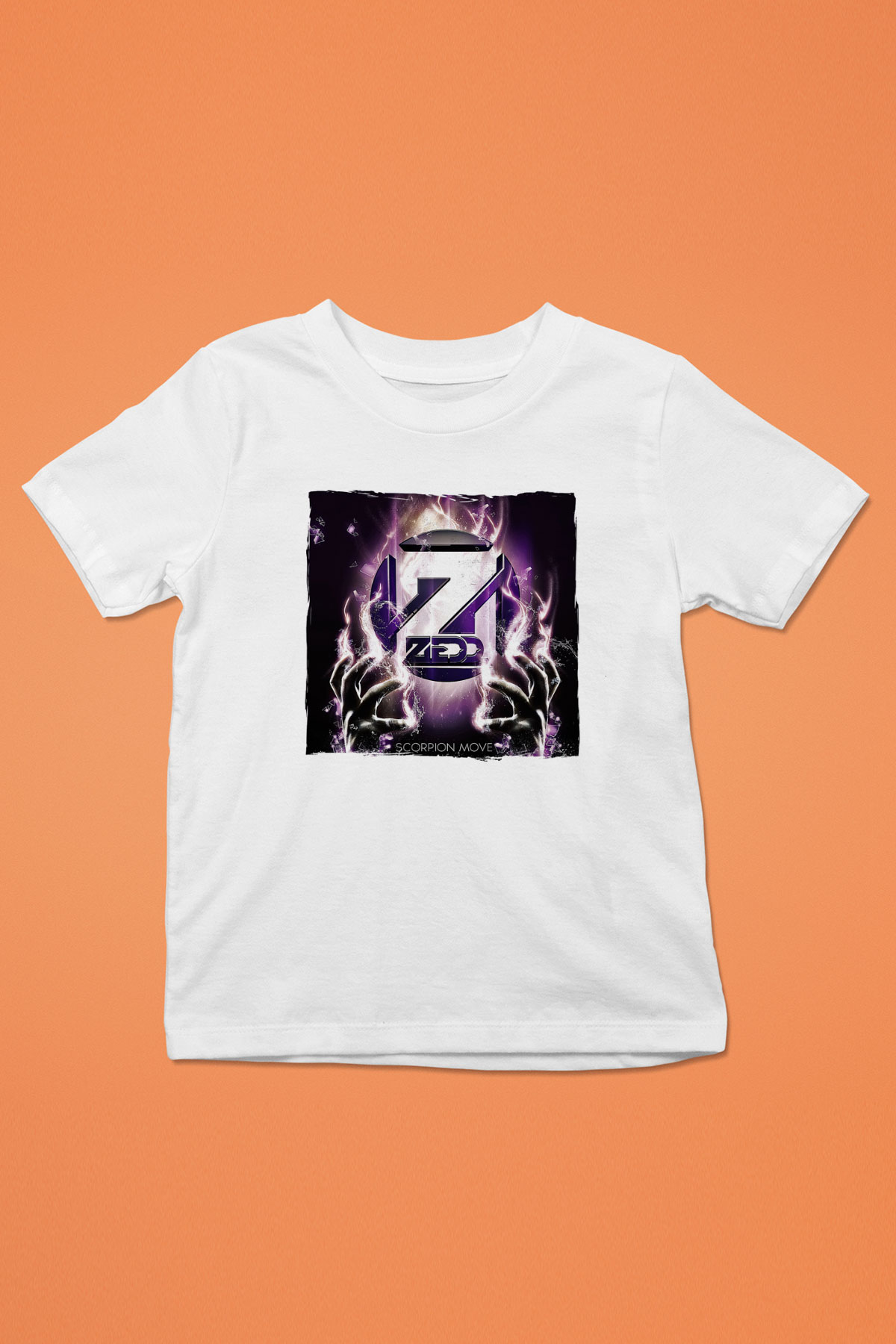 Zedd Beyaz Unisex Çocuk Tişört