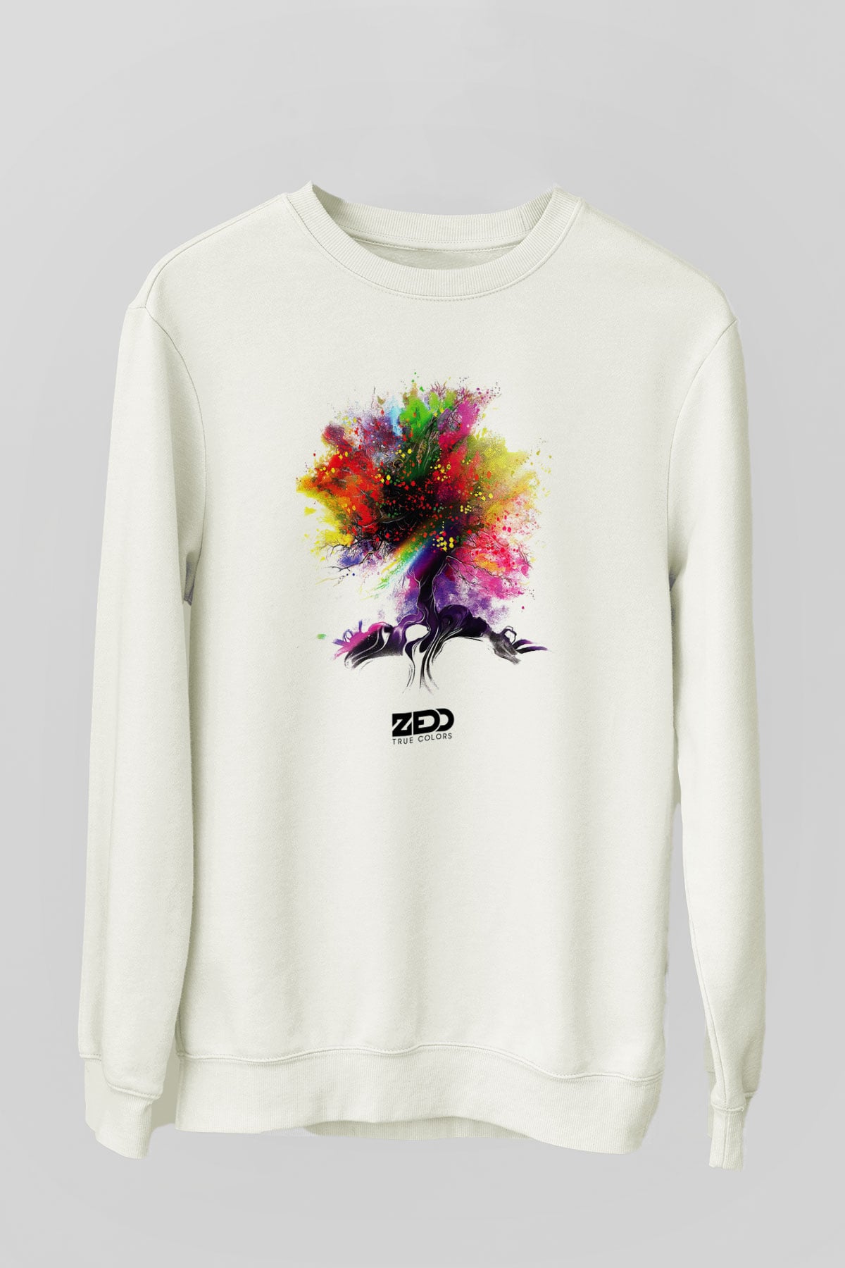 Zedd Beyaz Unisex Sweatshirt