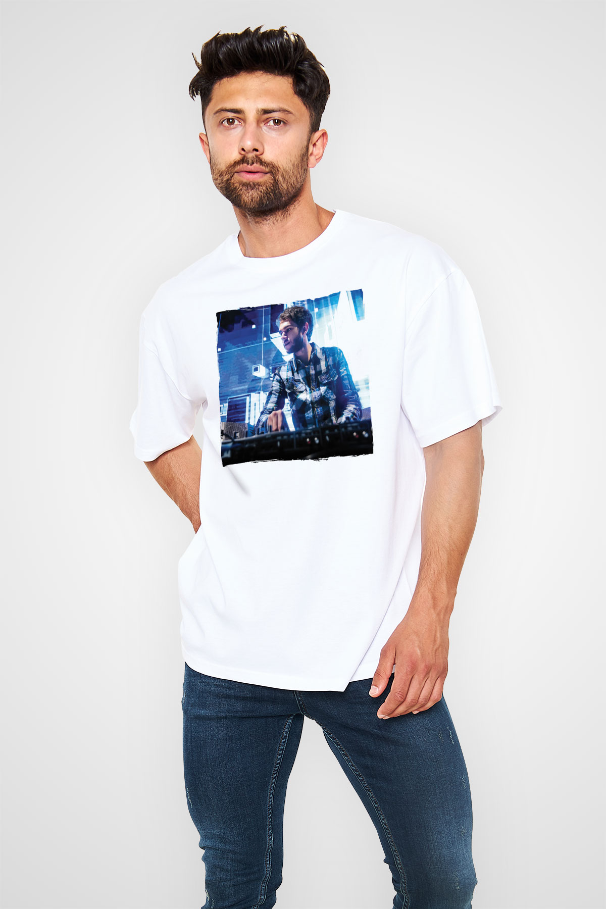 Zedd Beyaz Unisex Tişört T-Shirt - TişörtFabrikası
