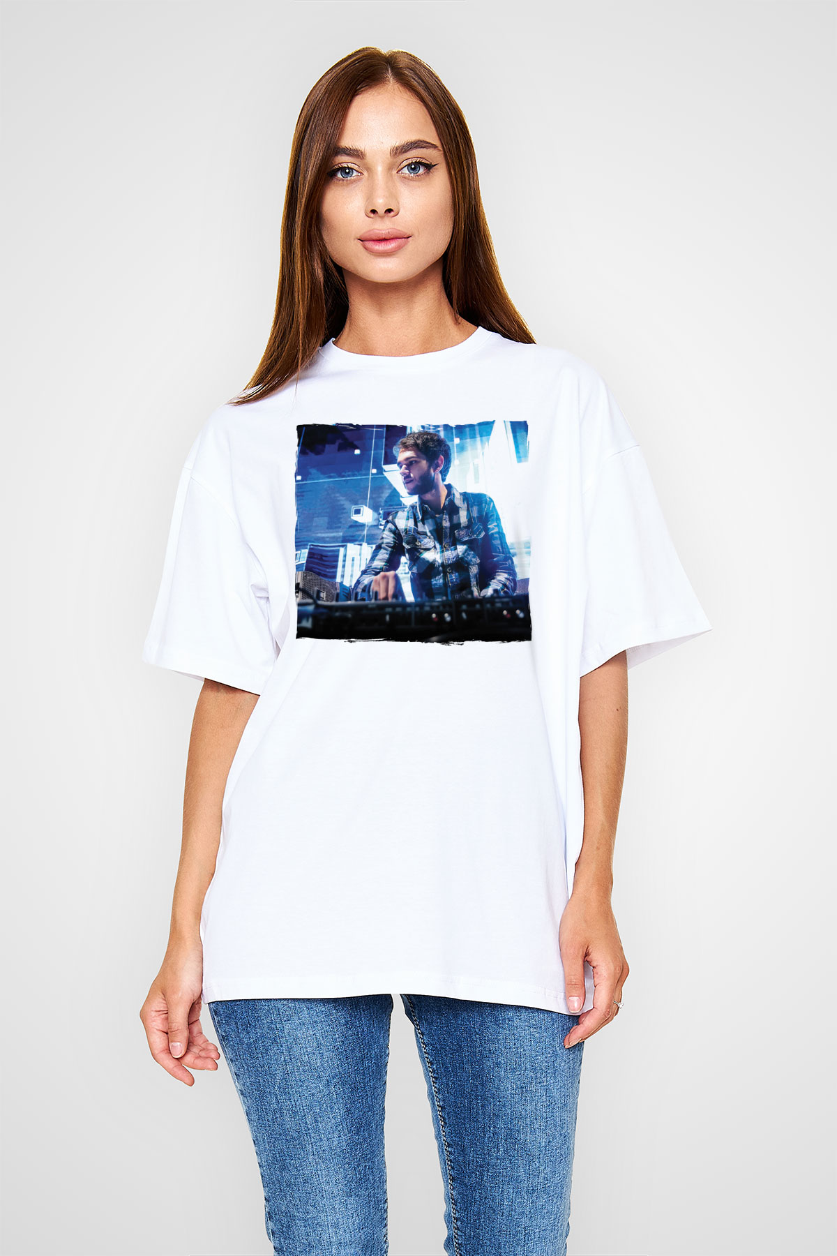 Zedd Beyaz Unisex Tişört T-Shirt - TişörtFabrikası