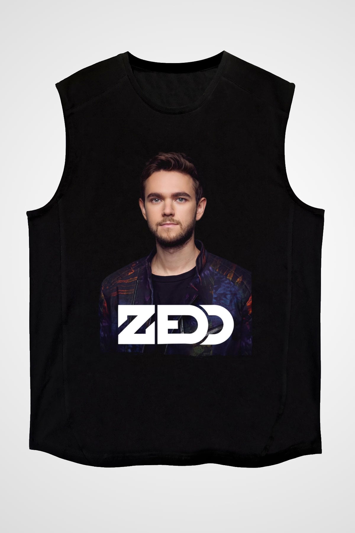 Zedd Siyah Unisex Kolsuz Tişört