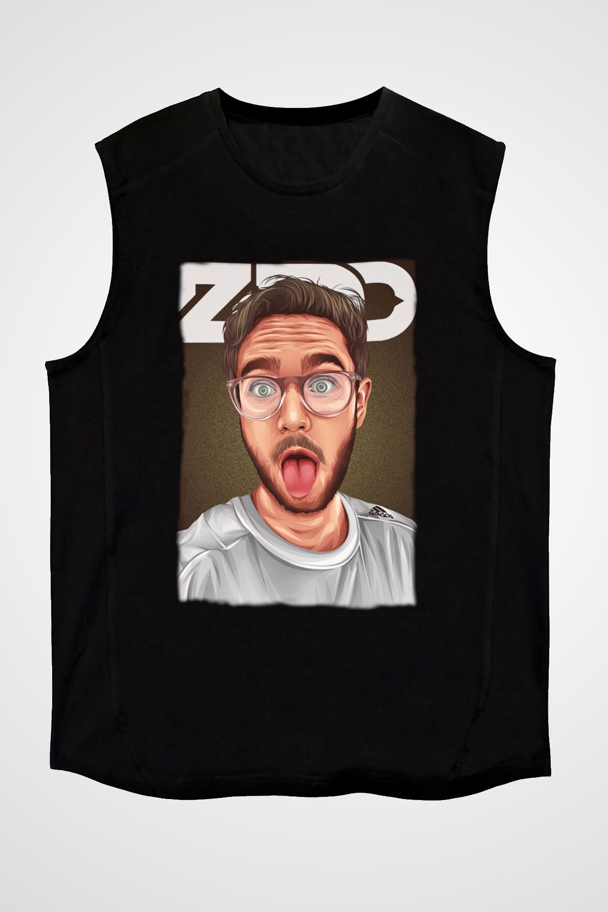 Zedd Siyah Unisex Kolsuz Tişört