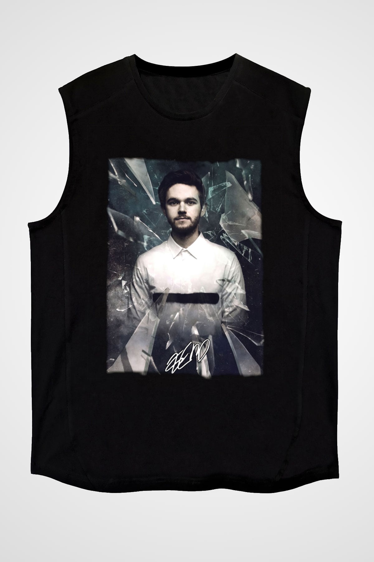 Zedd Siyah Unisex Kolsuz Tişört