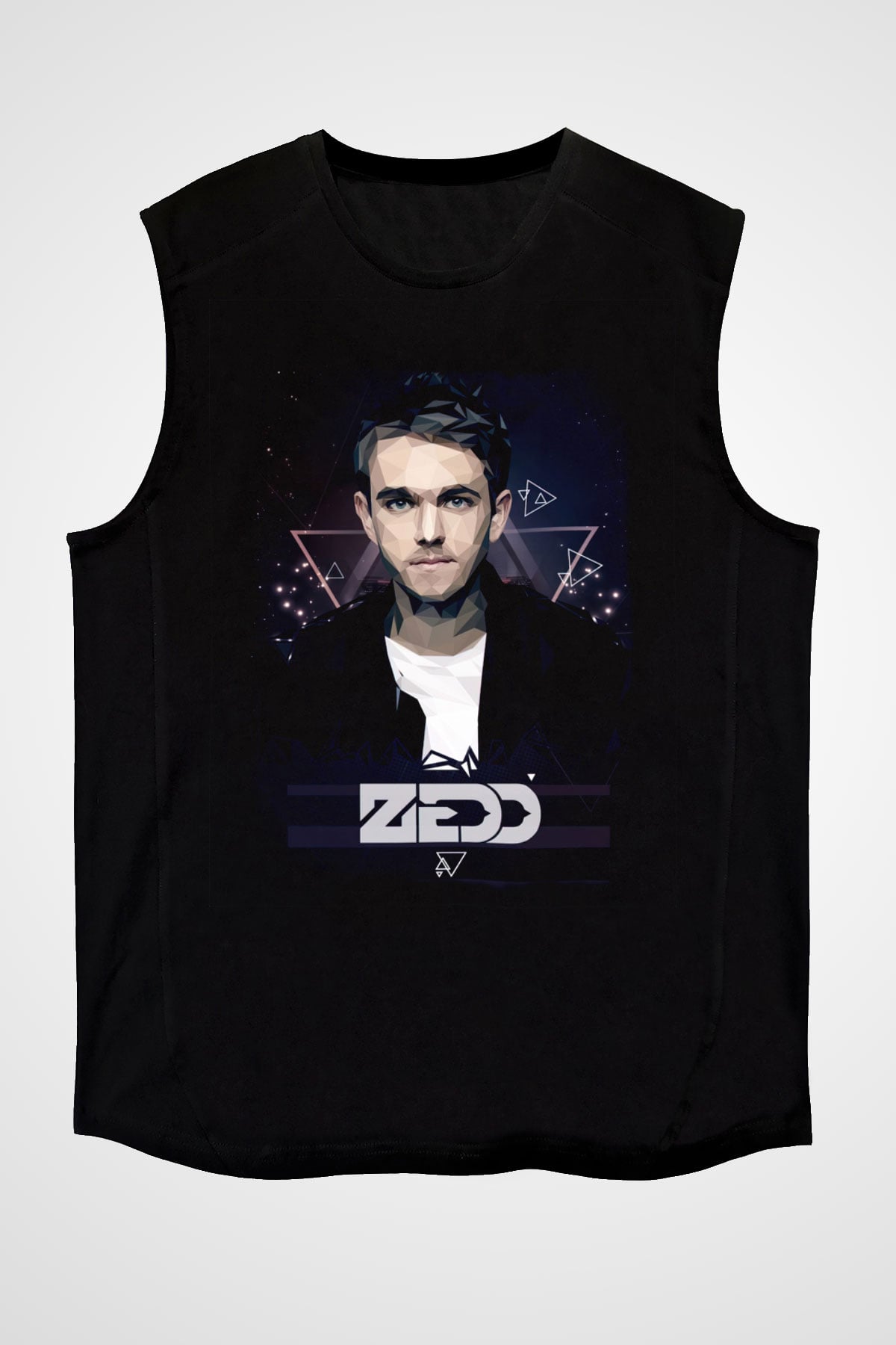 Zedd Siyah Unisex Kolsuz Tişört