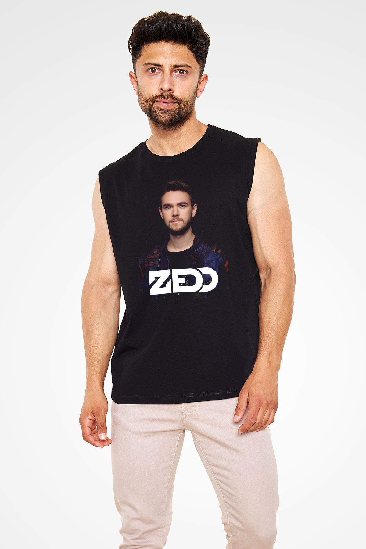 Zedd Siyah Unisex Kolsuz Tişört
