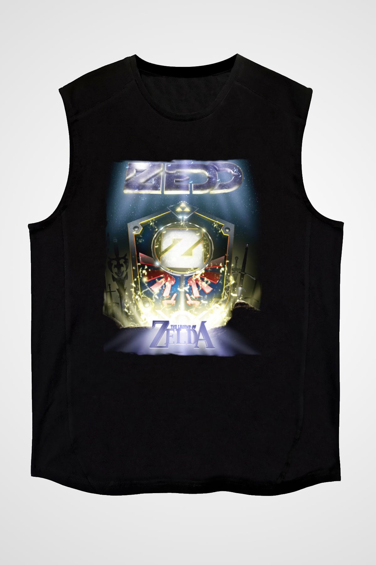 Zedd Siyah Unisex Kolsuz Tişört