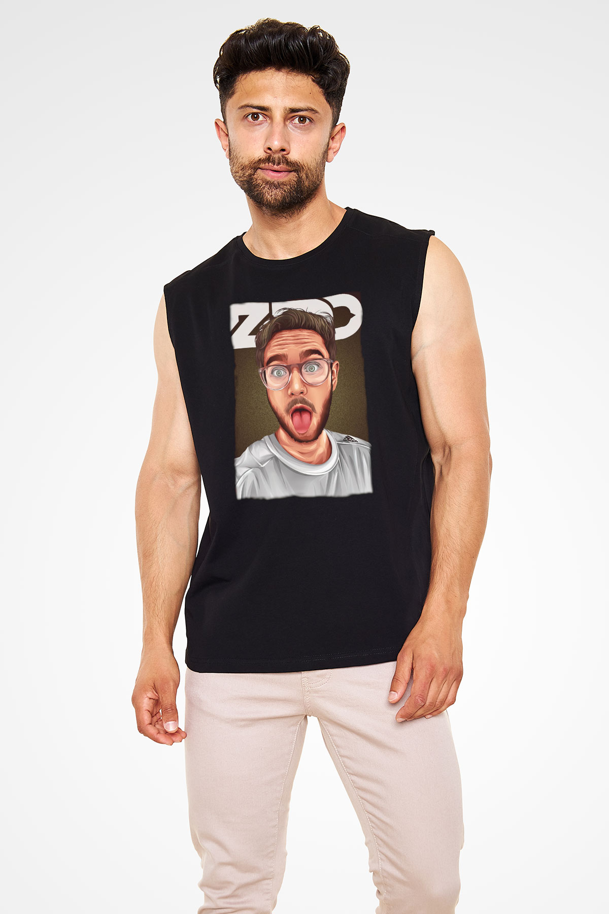 Zedd Siyah Unisex Kolsuz Tişört