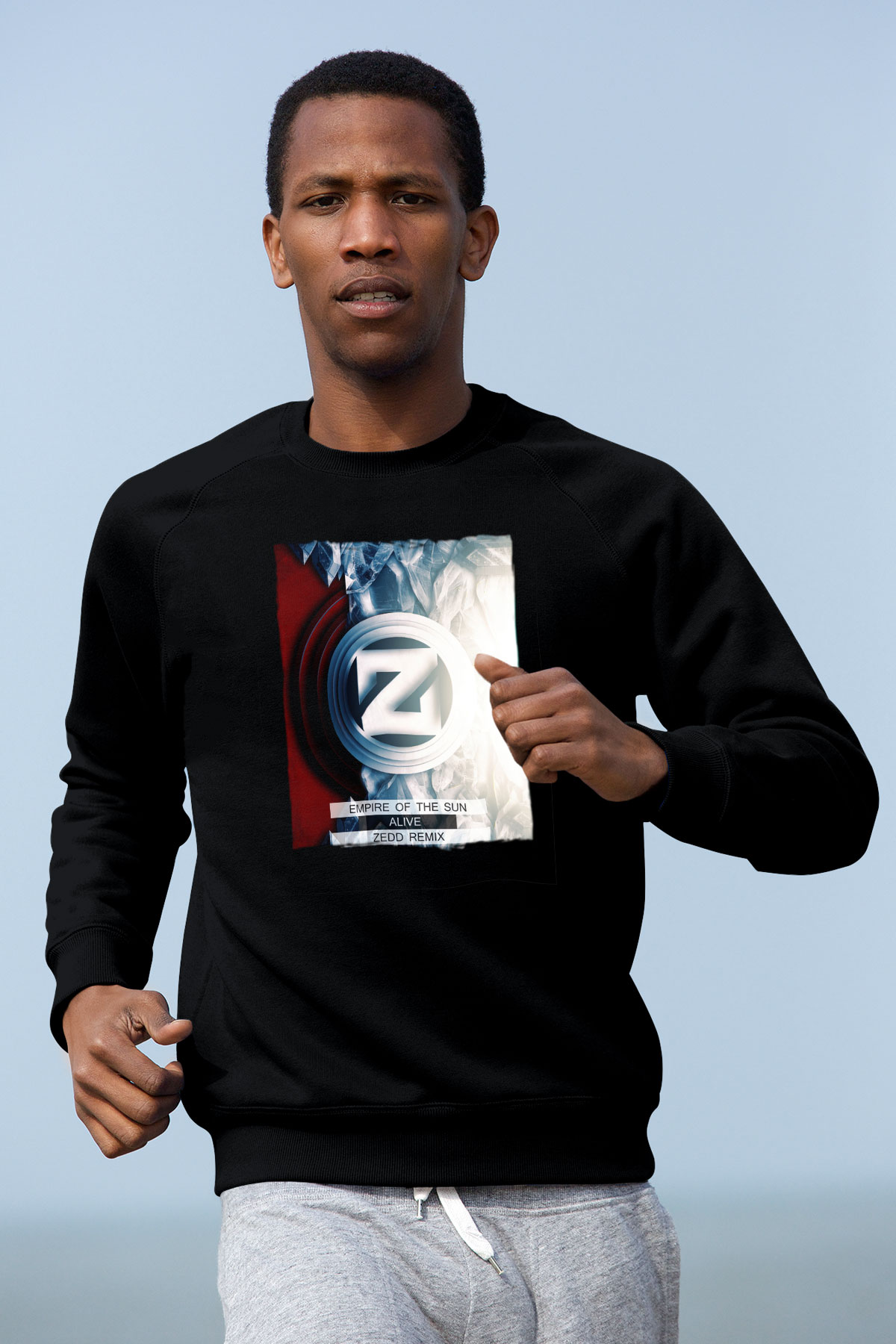 Zedd Siyah Unisex Sweatshirt