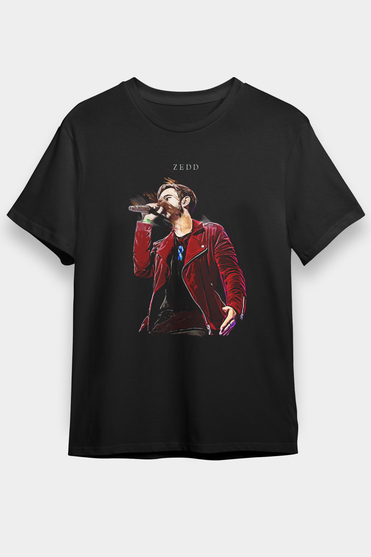 Zedd Siyah Unisex Tişört T-Shirt - TişörtFabrikası