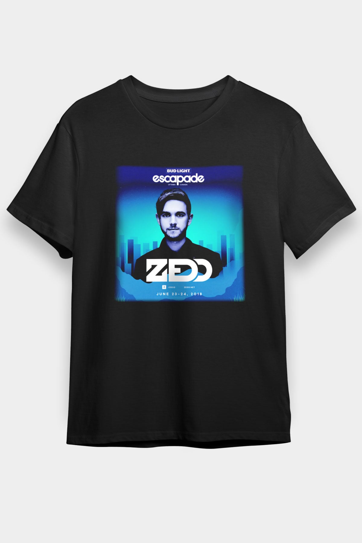 Zedd Siyah Unisex Tişört T-Shirt - TişörtFabrikası