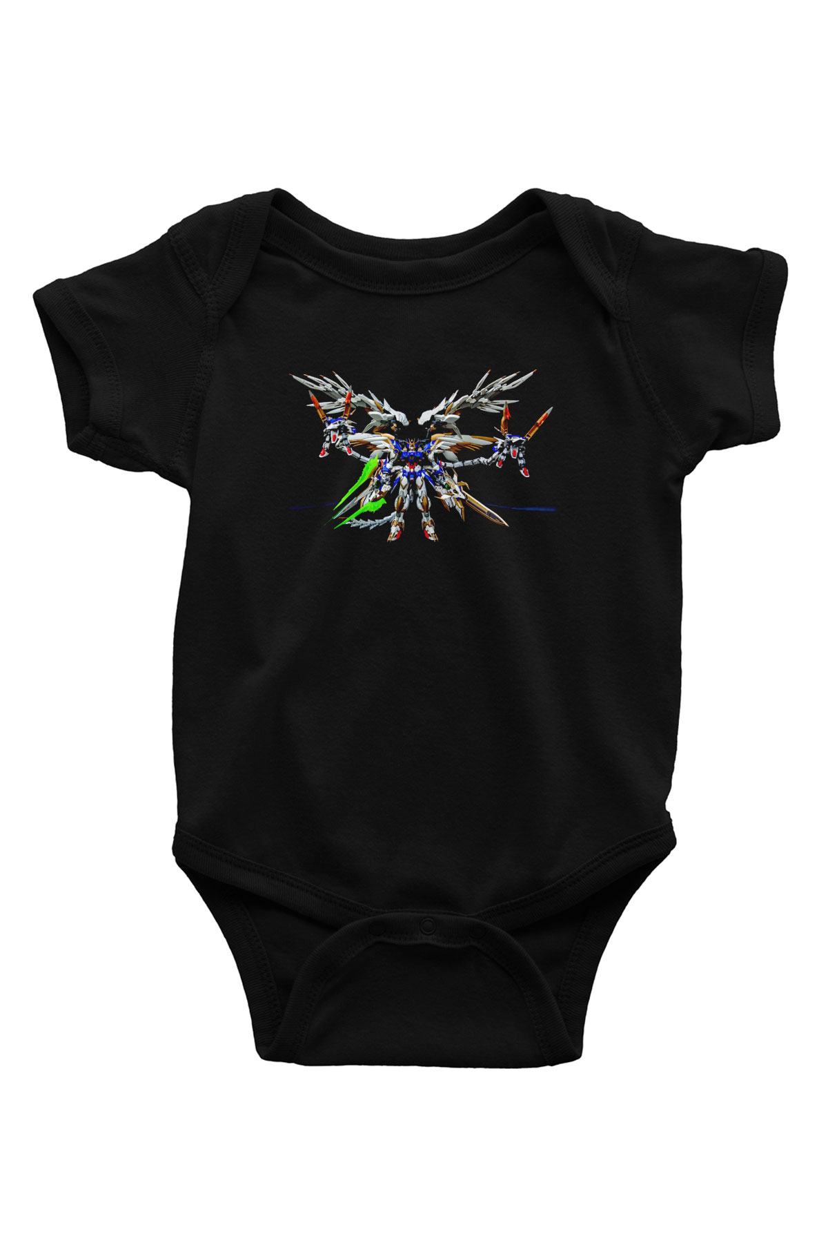 Zero Wing Siyah Bebek Body - Zıbın