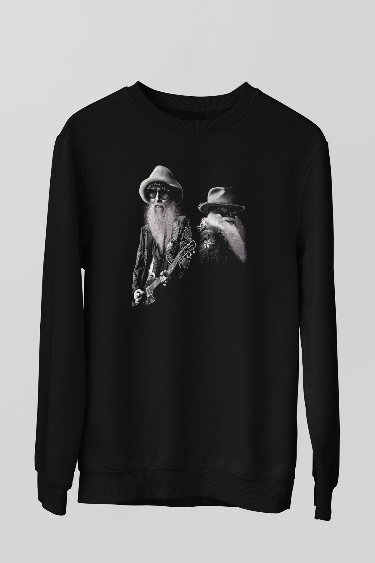 ZZ Top Siyah Unisex Sweatshirt