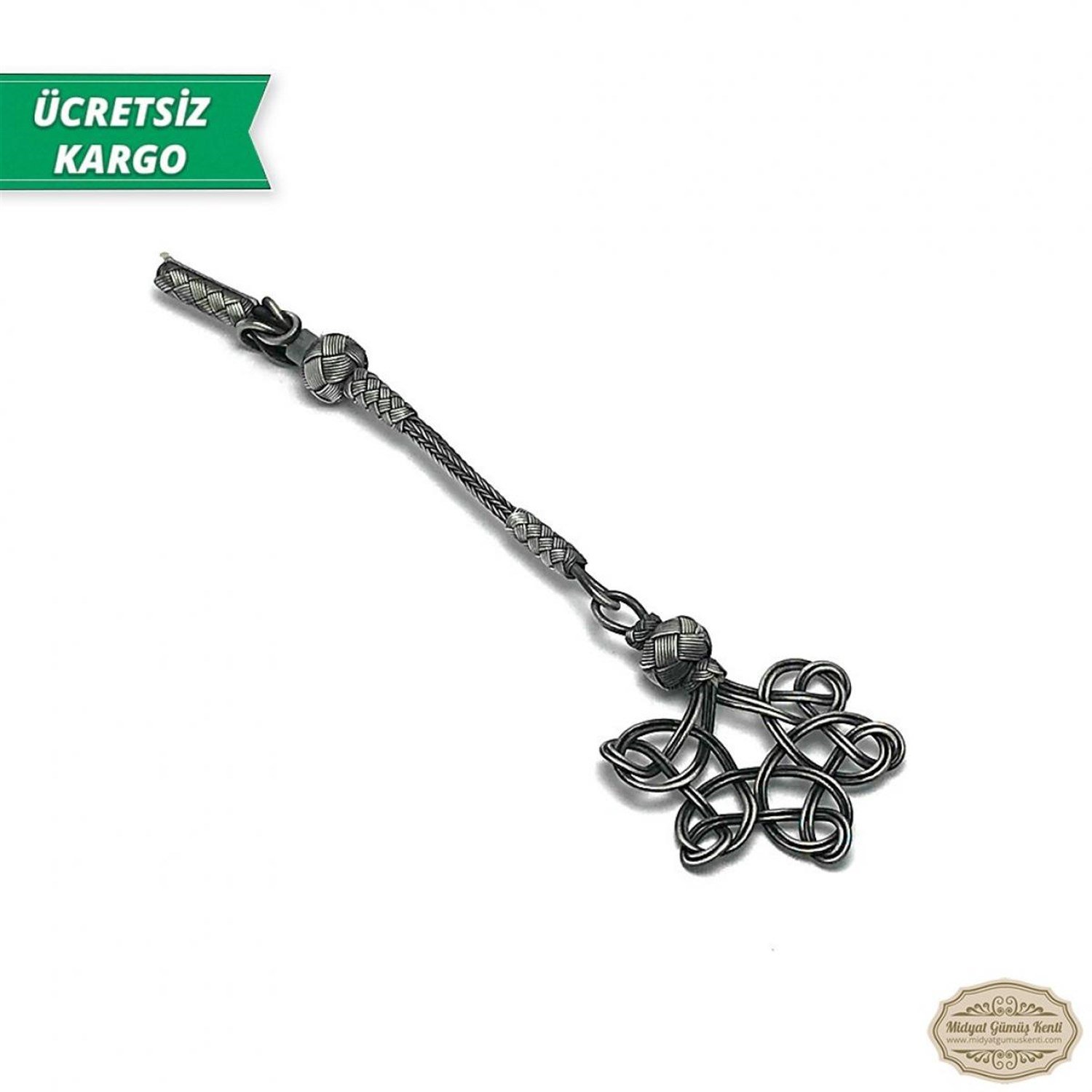 1000 Ayar Kazaziye Gümüş Tespih Püskülü