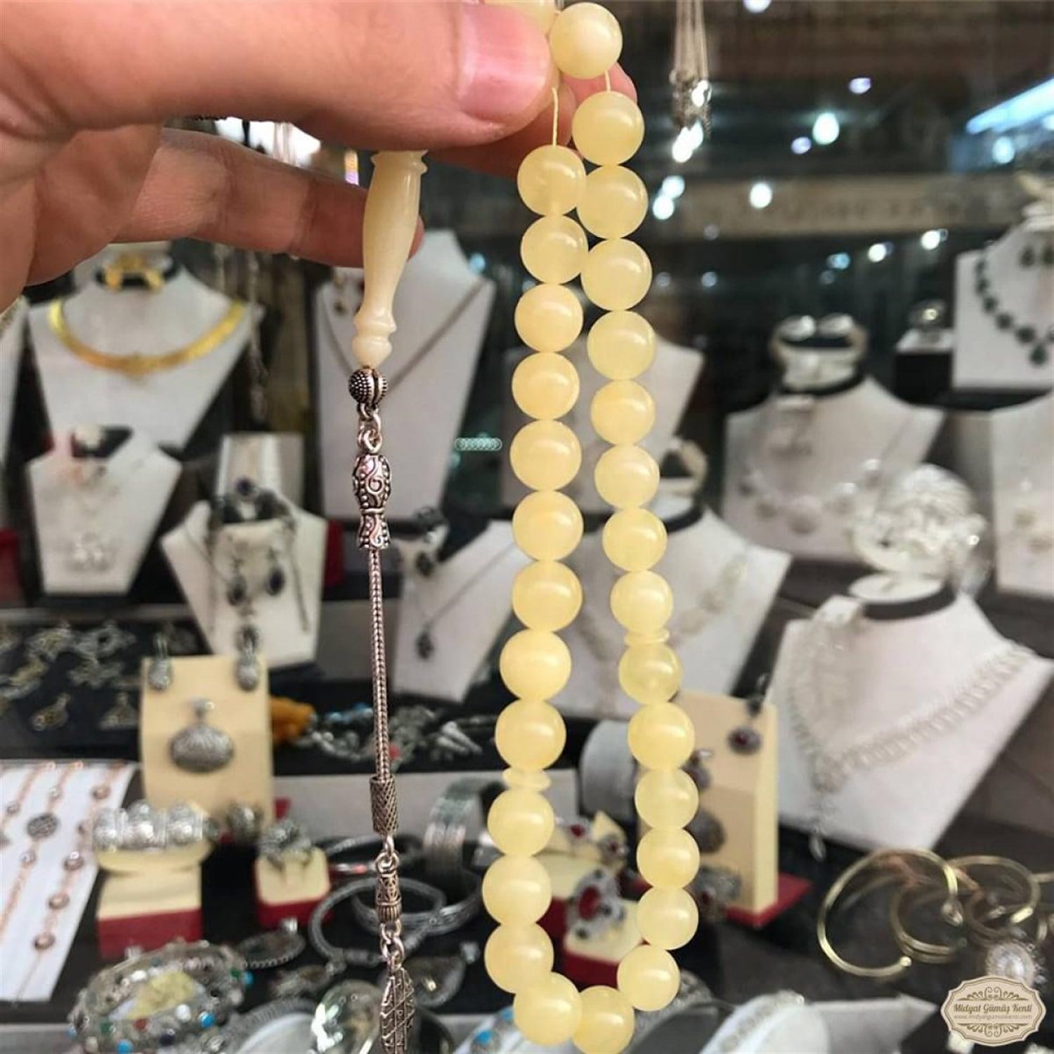 Küre Kesim Hakiki Ukrayna Damla Kehribar Tesbih