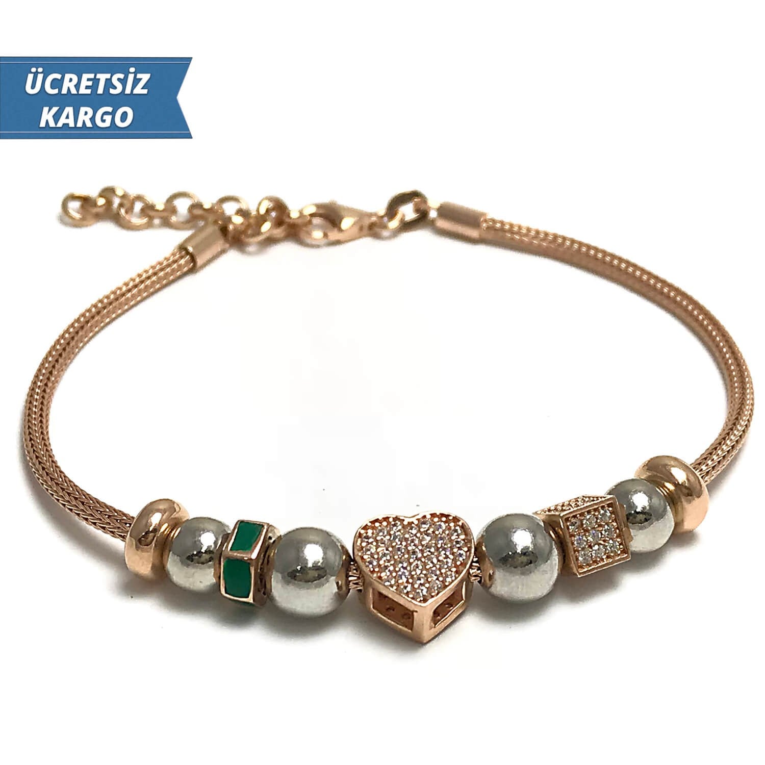Pandora Model 29 Bayan Gümüş Bileklik