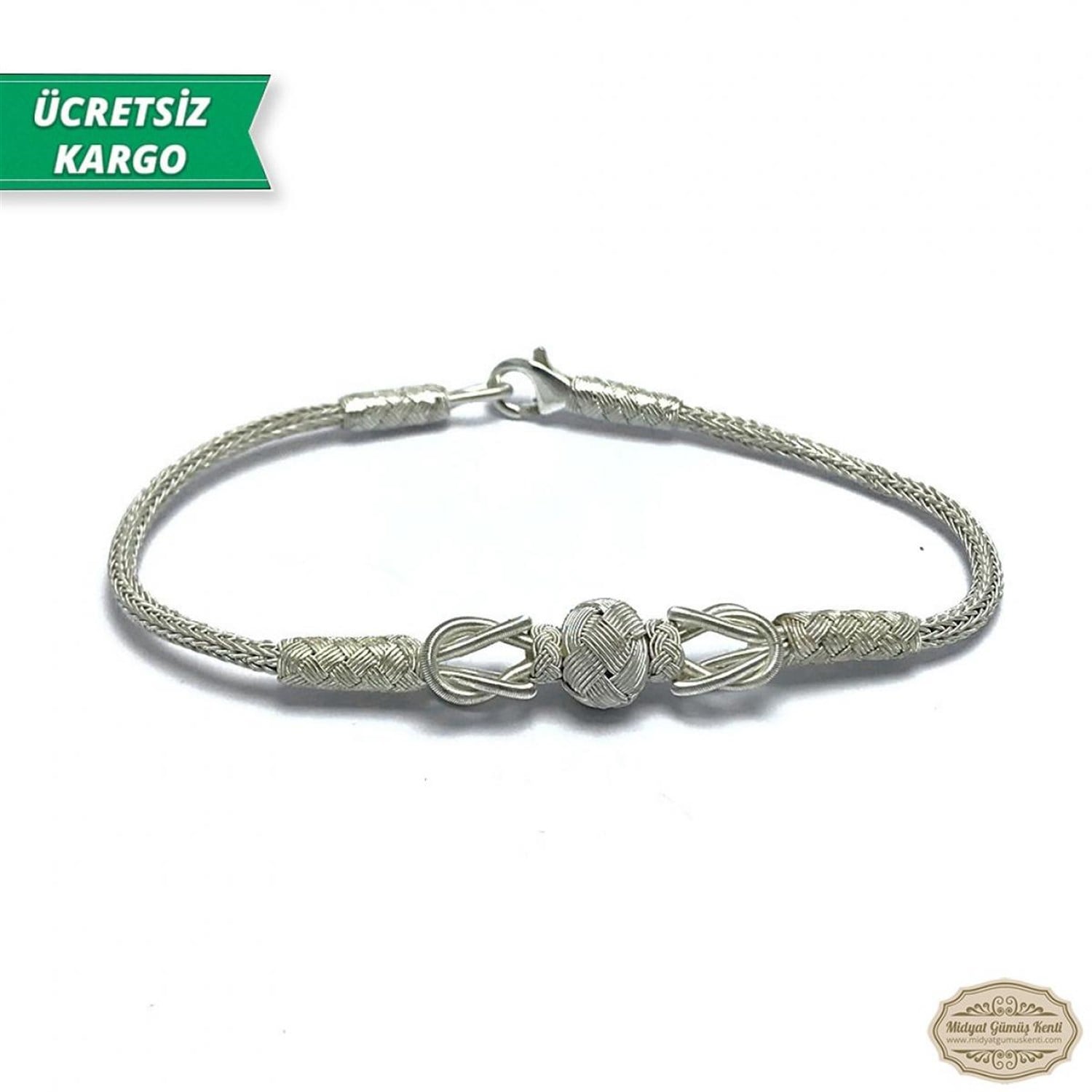 Toplu Model 1000 Ayar Gümüş El Örmesi Erkek Bayan Bileklik 