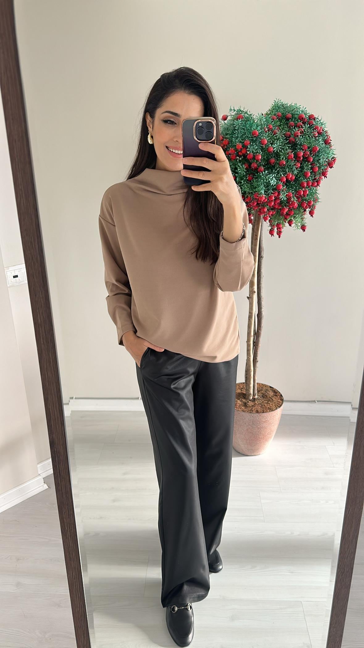 Bej Mary Kısa tunik 