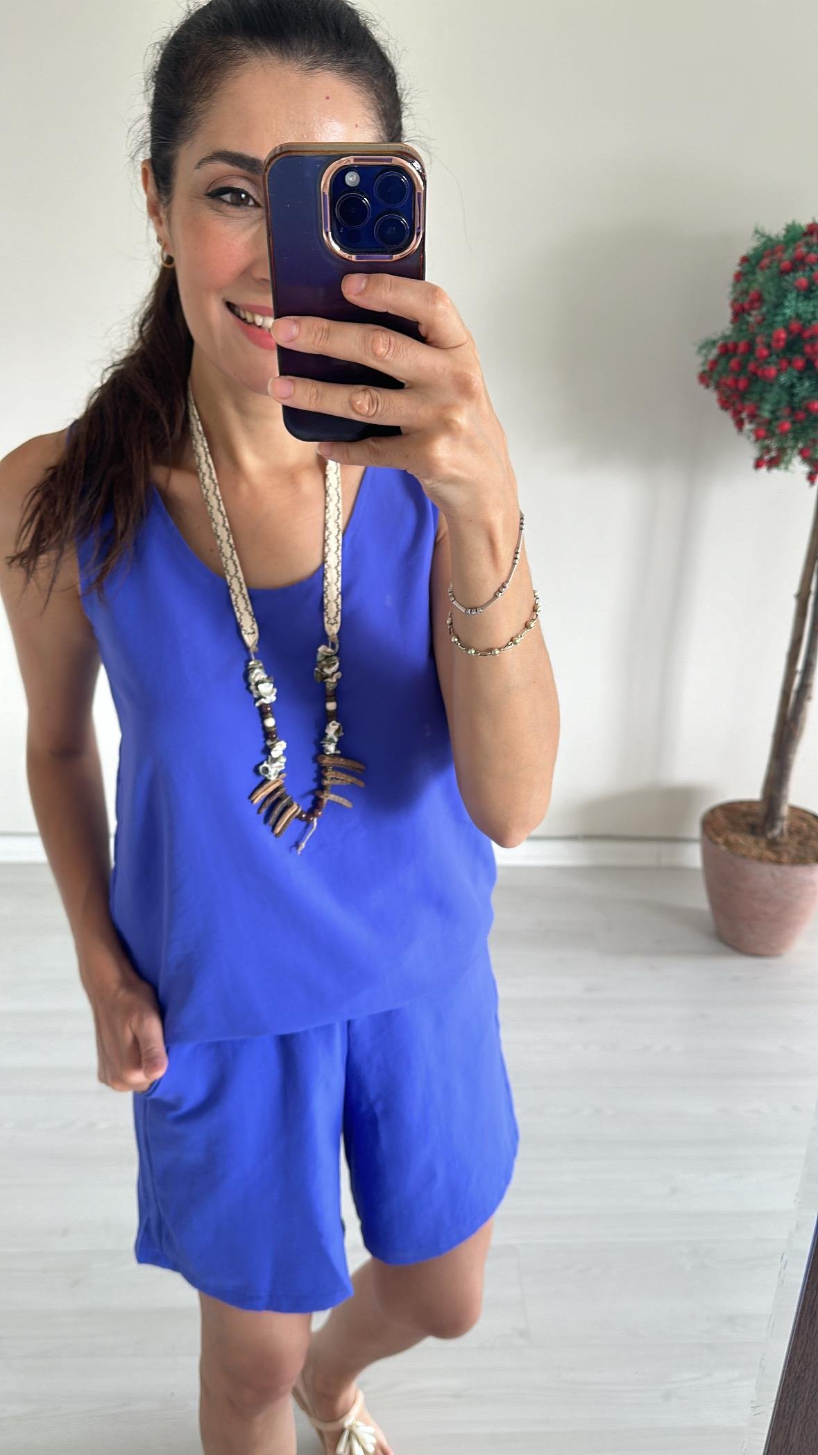 By_Que Mor Şortlu Mila Takım