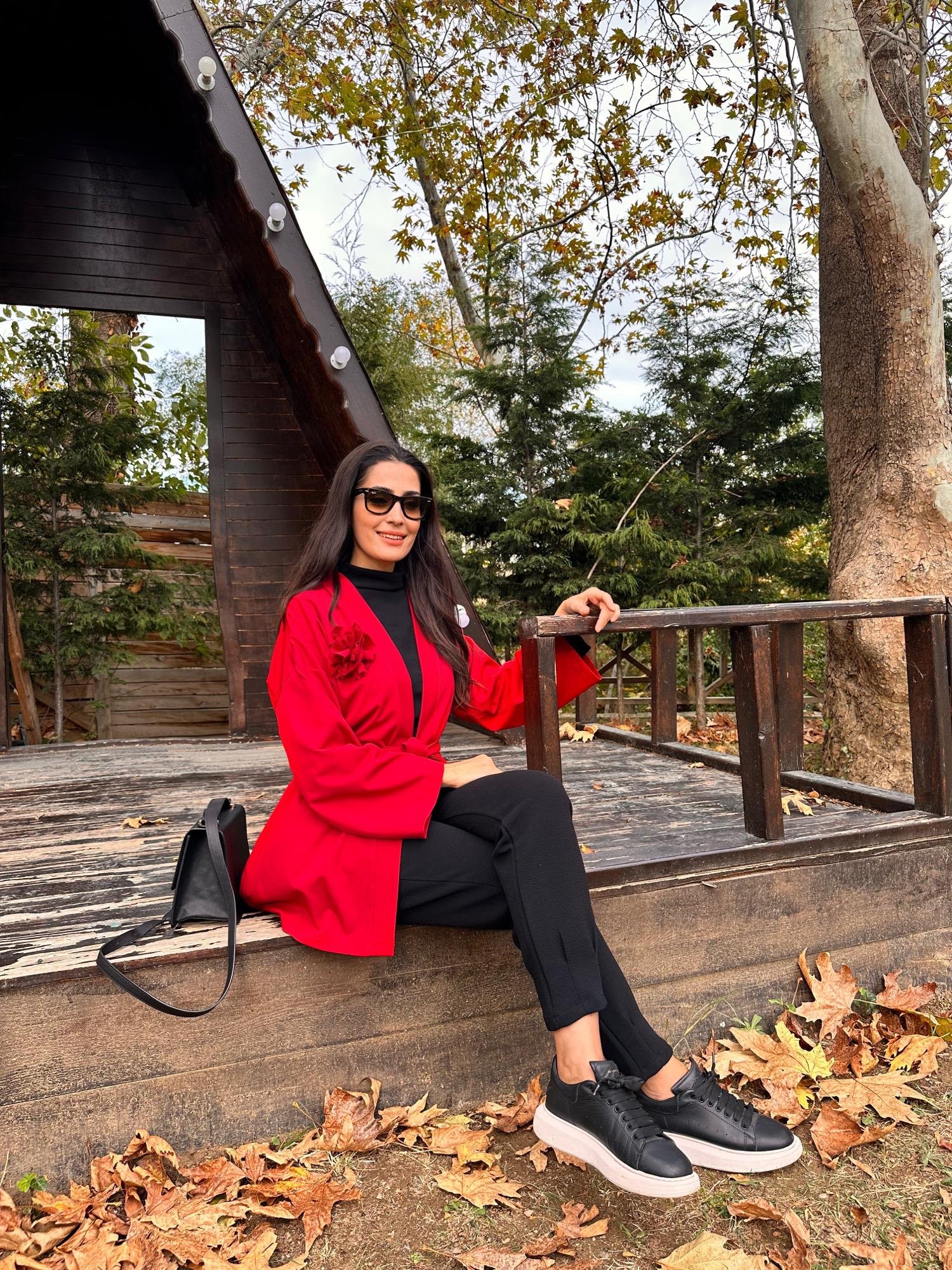 Kırmızı Nova Ceket 