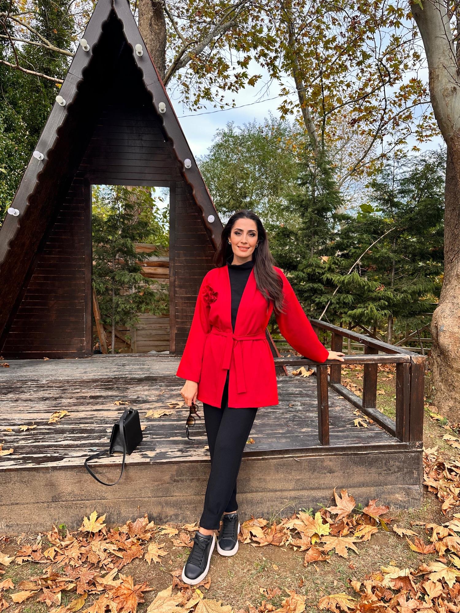 Kırmızı Nova Ceket 