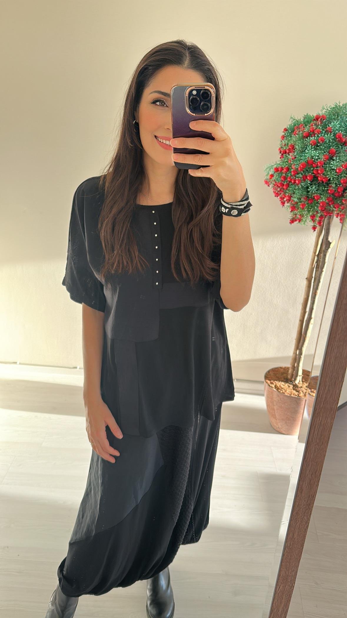 Kısa kol Nilly tunik