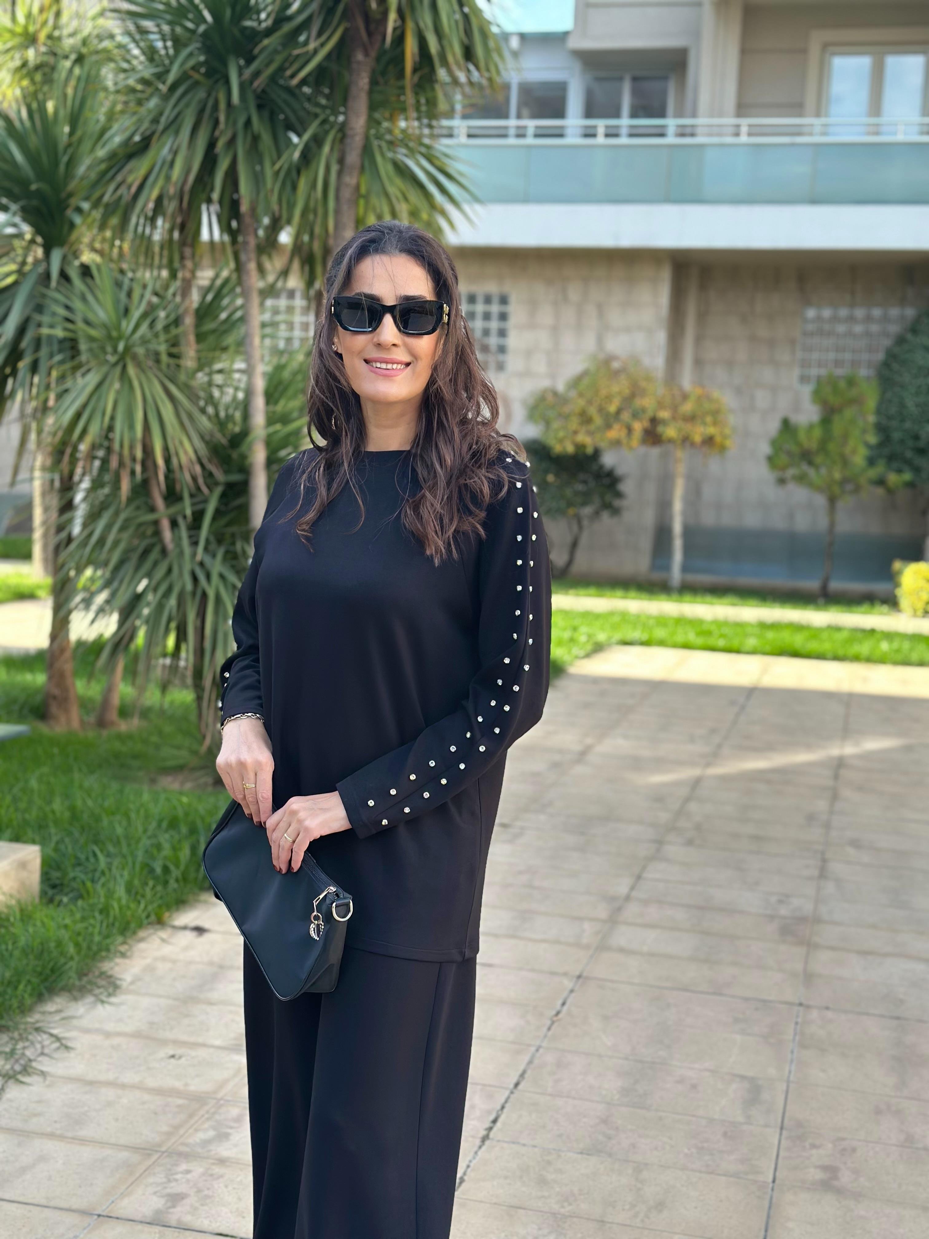 Siyah Taşlı  Takım